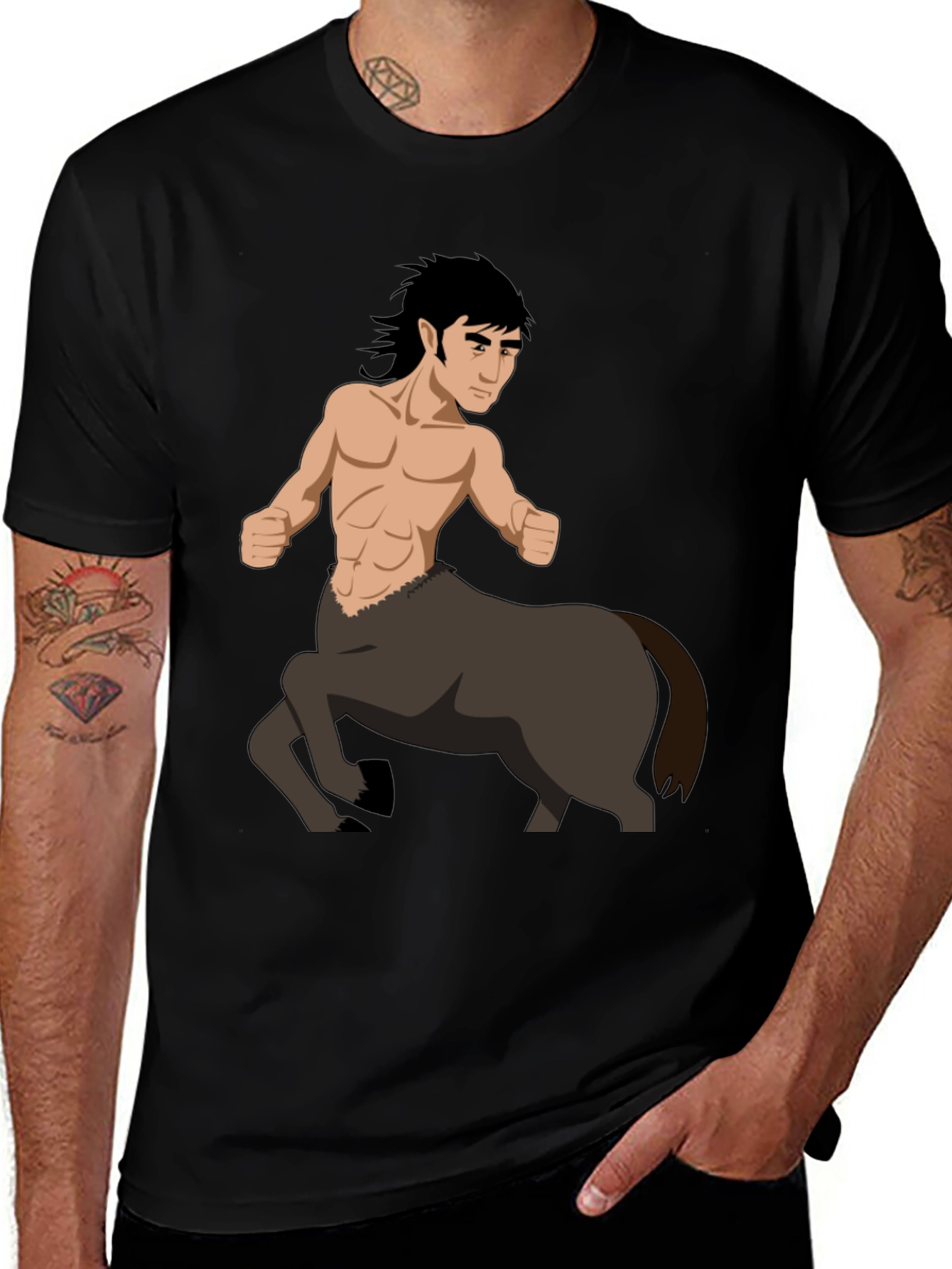 Centaur Graphic T-Shirt - Mythical Creature Design