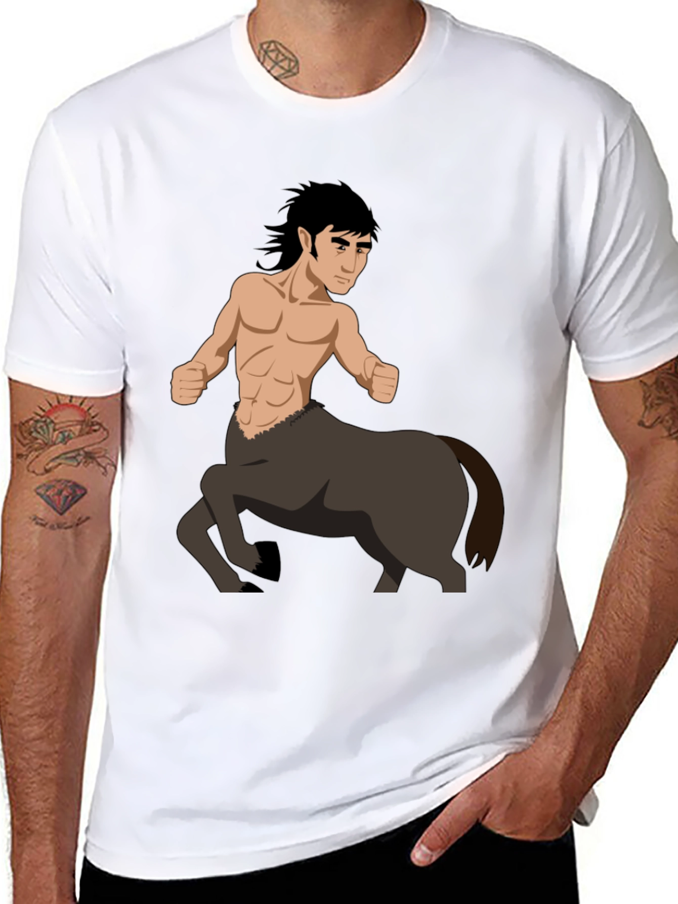Centaur Graphic T-Shirt - Mythical Creature Design