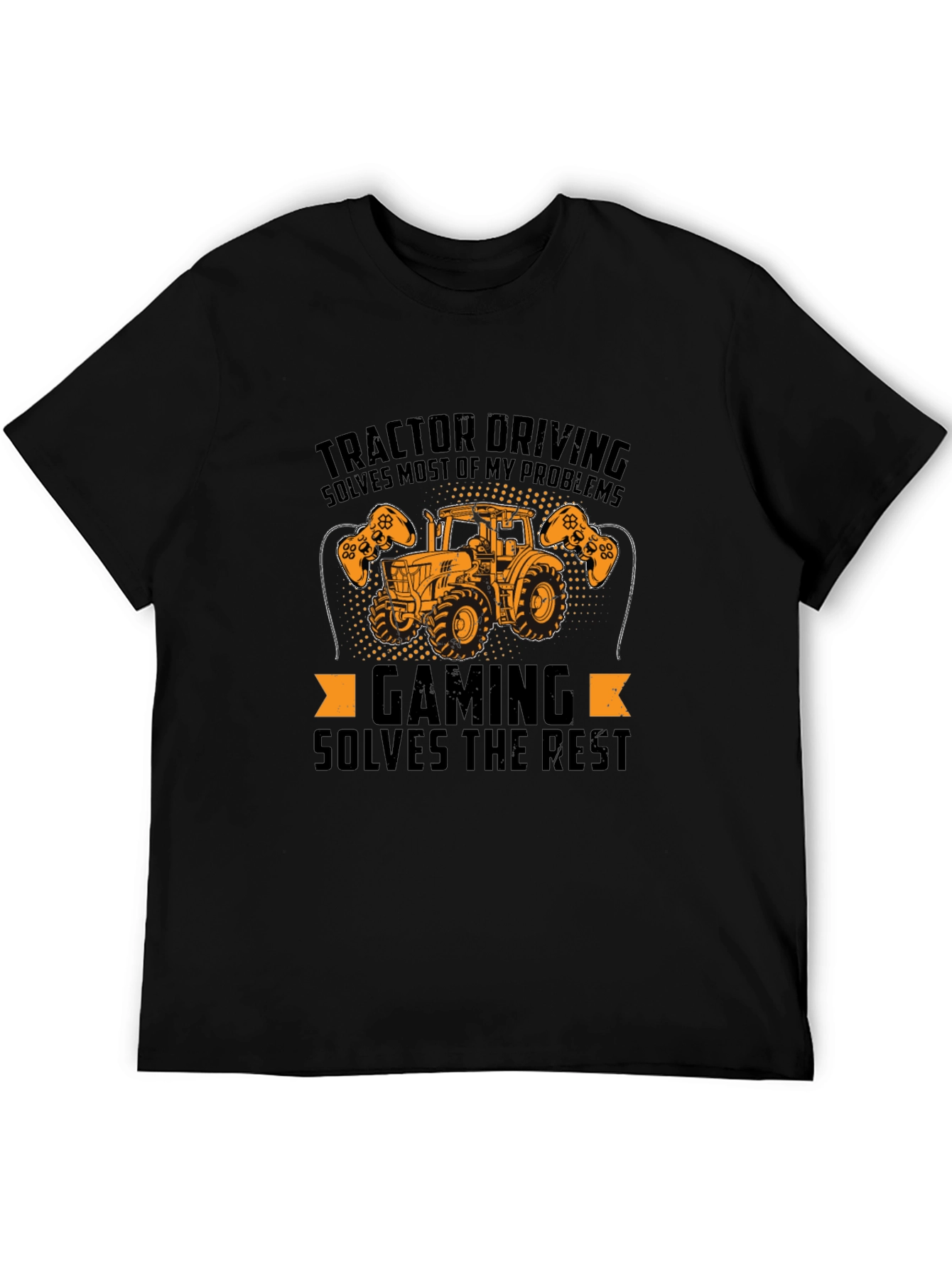 Tractor Driving & Gaming Mens T-Shirt