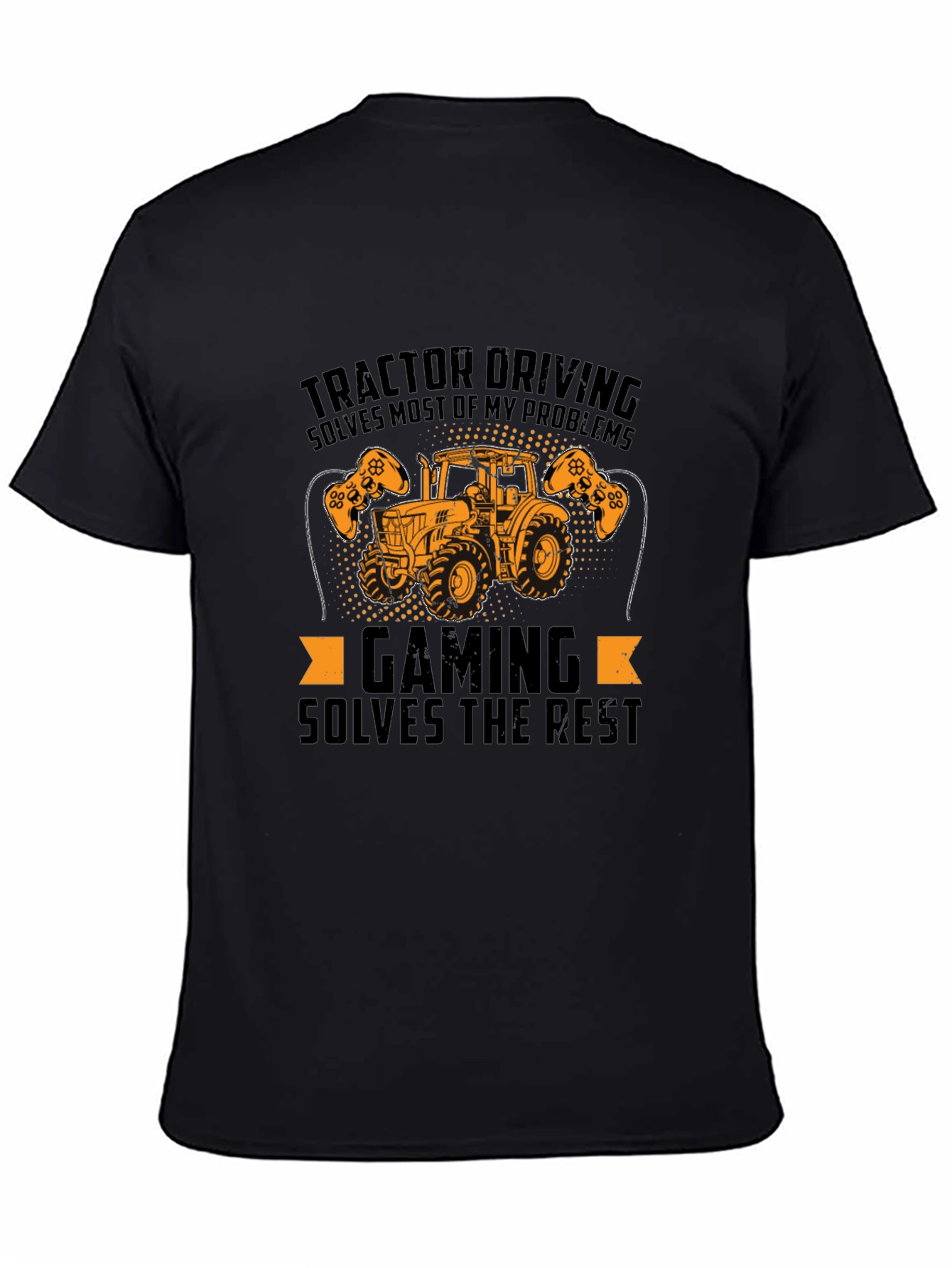 Tractor Driving & Gaming Mens T-Shirt