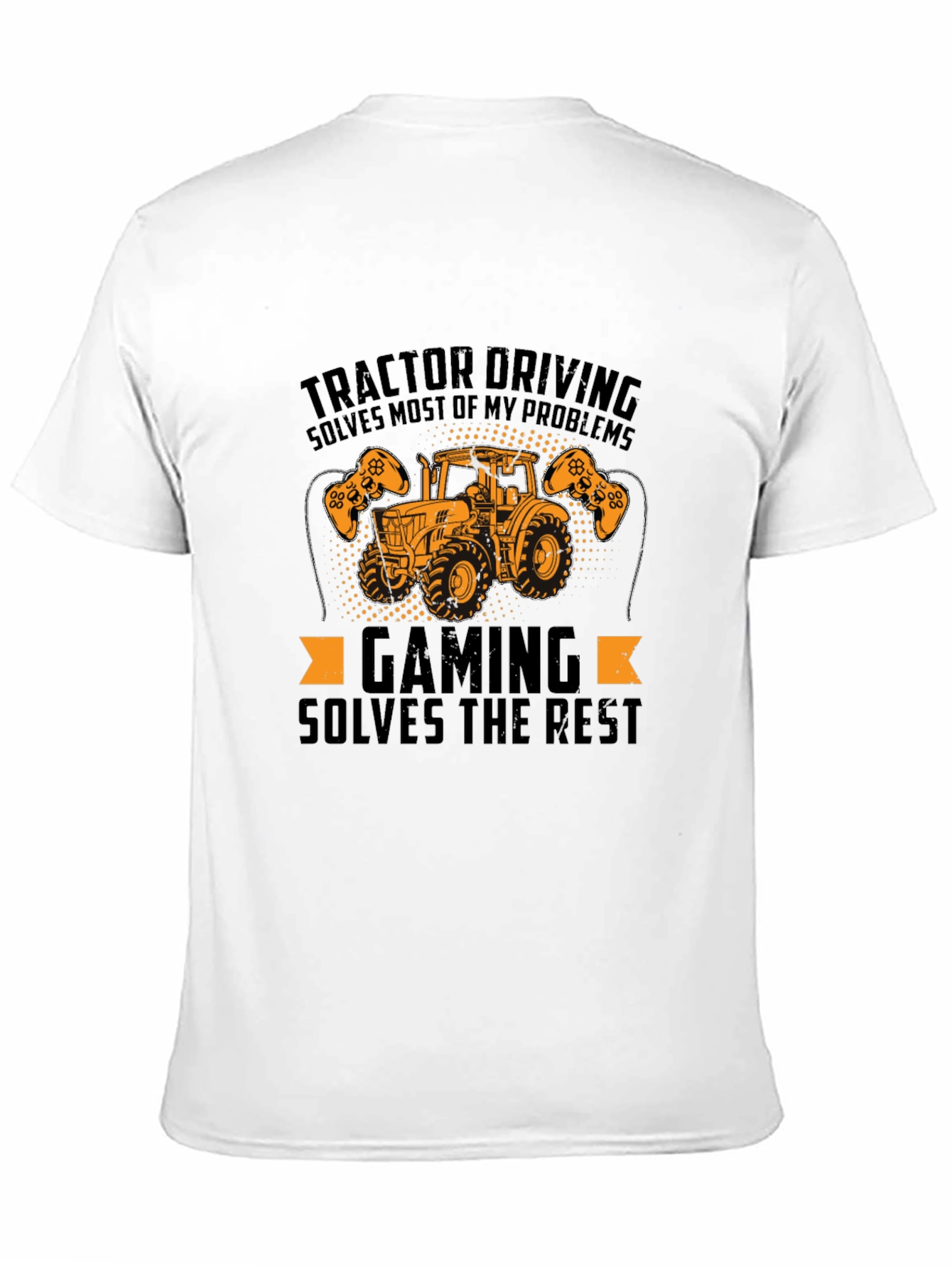 Tractor Driving & Gaming Mens T-Shirt