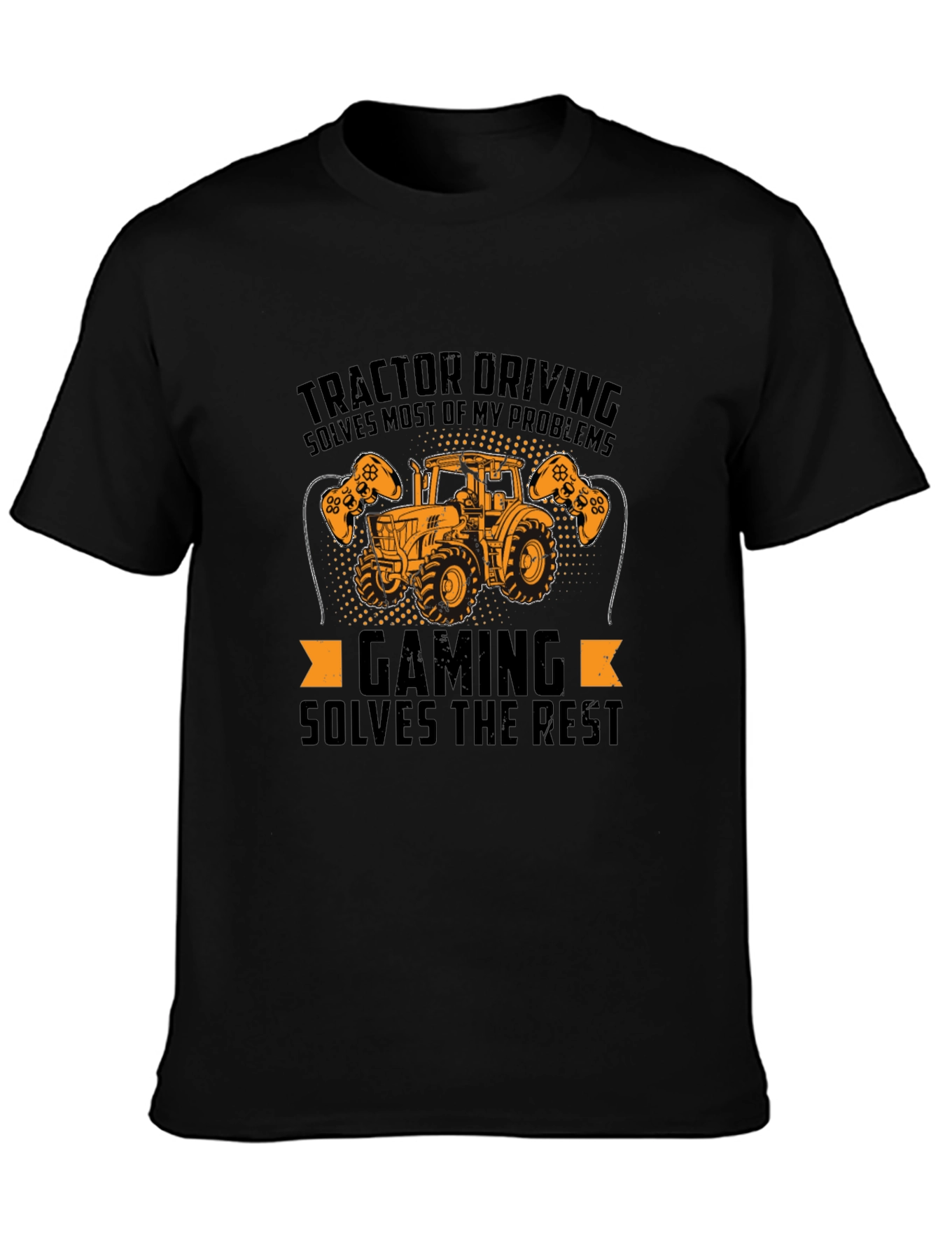 Tractor Driving & Gaming Mens T-Shirt
