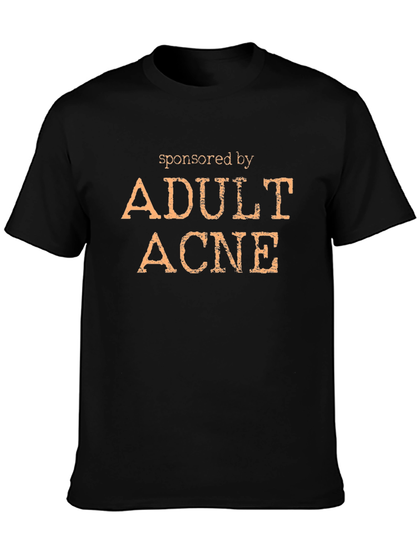 Adult Acne Sponsored T-Shirt - Funny Slogan Tee