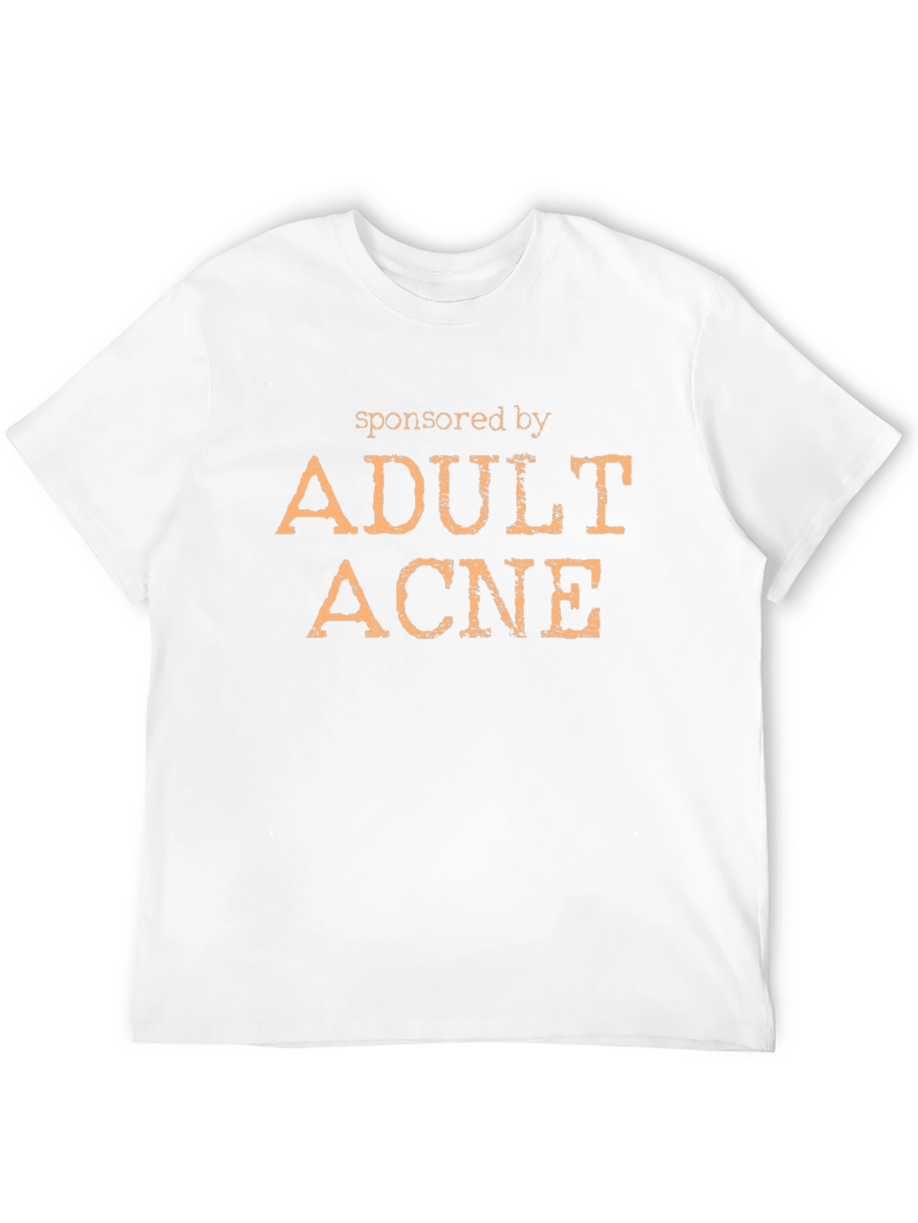 Adult Acne Sponsored T-Shirt - Funny Slogan Tee