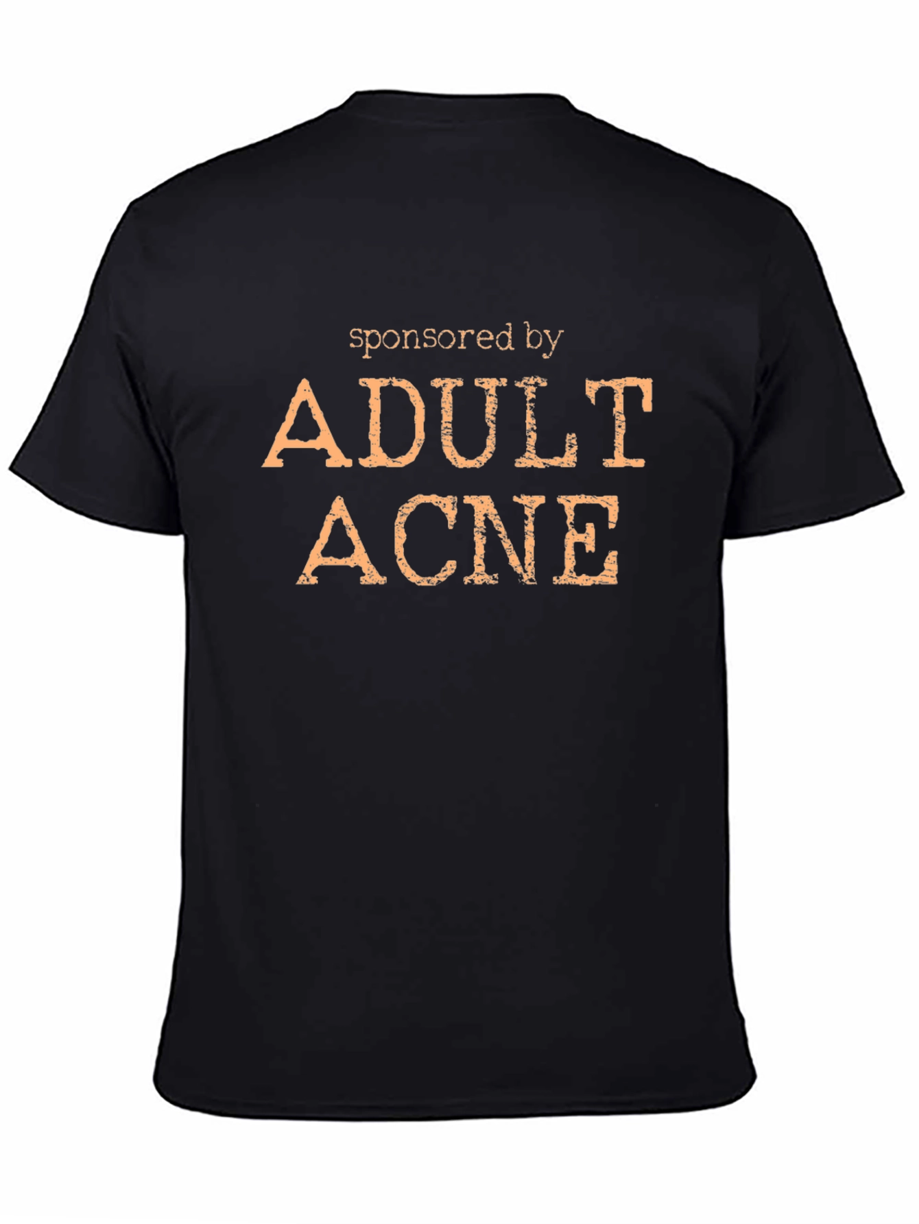 Adult Acne Sponsored T-Shirt - Funny Slogan Tee