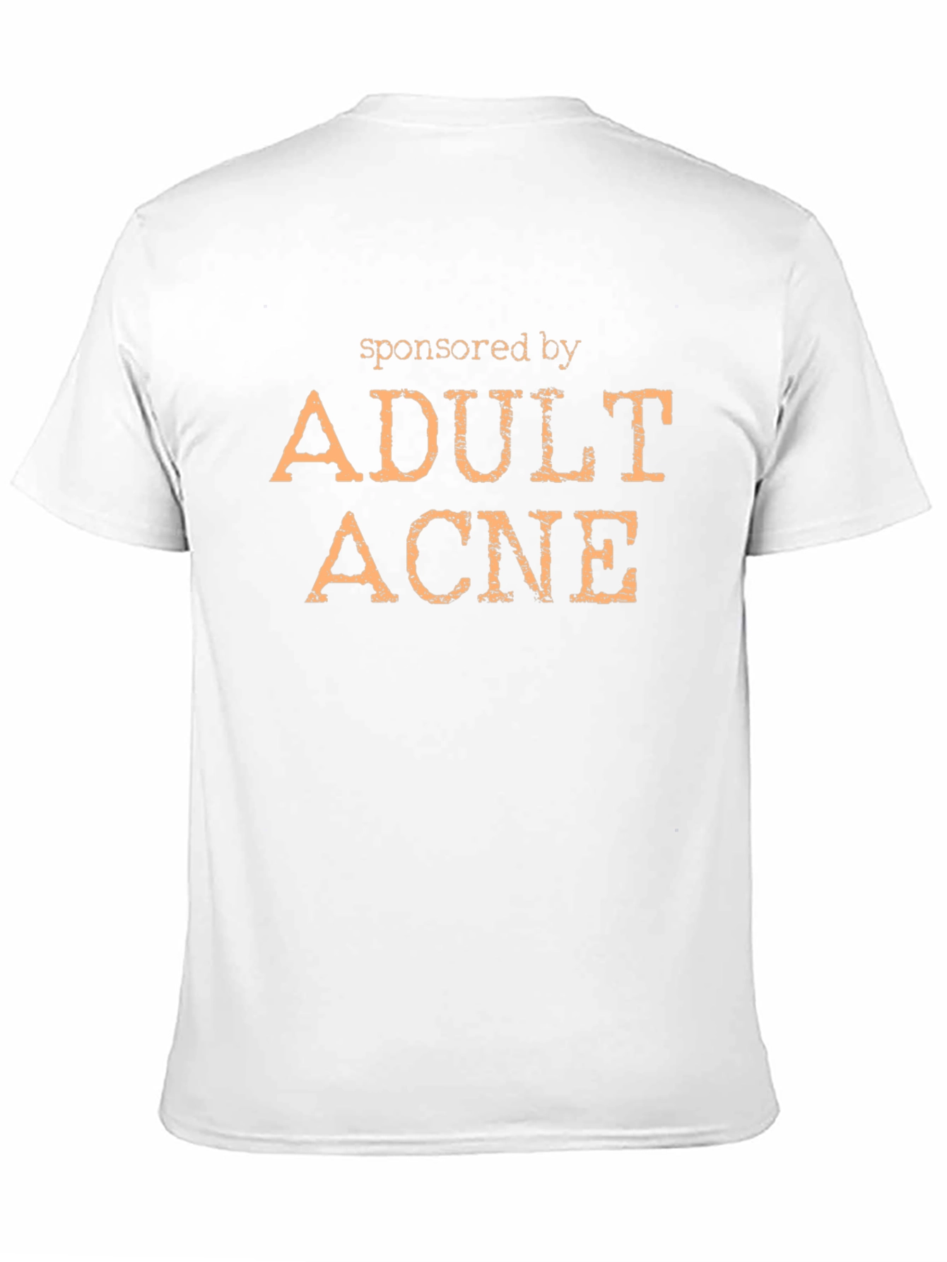 Adult Acne Sponsored T-Shirt - Funny Slogan Tee