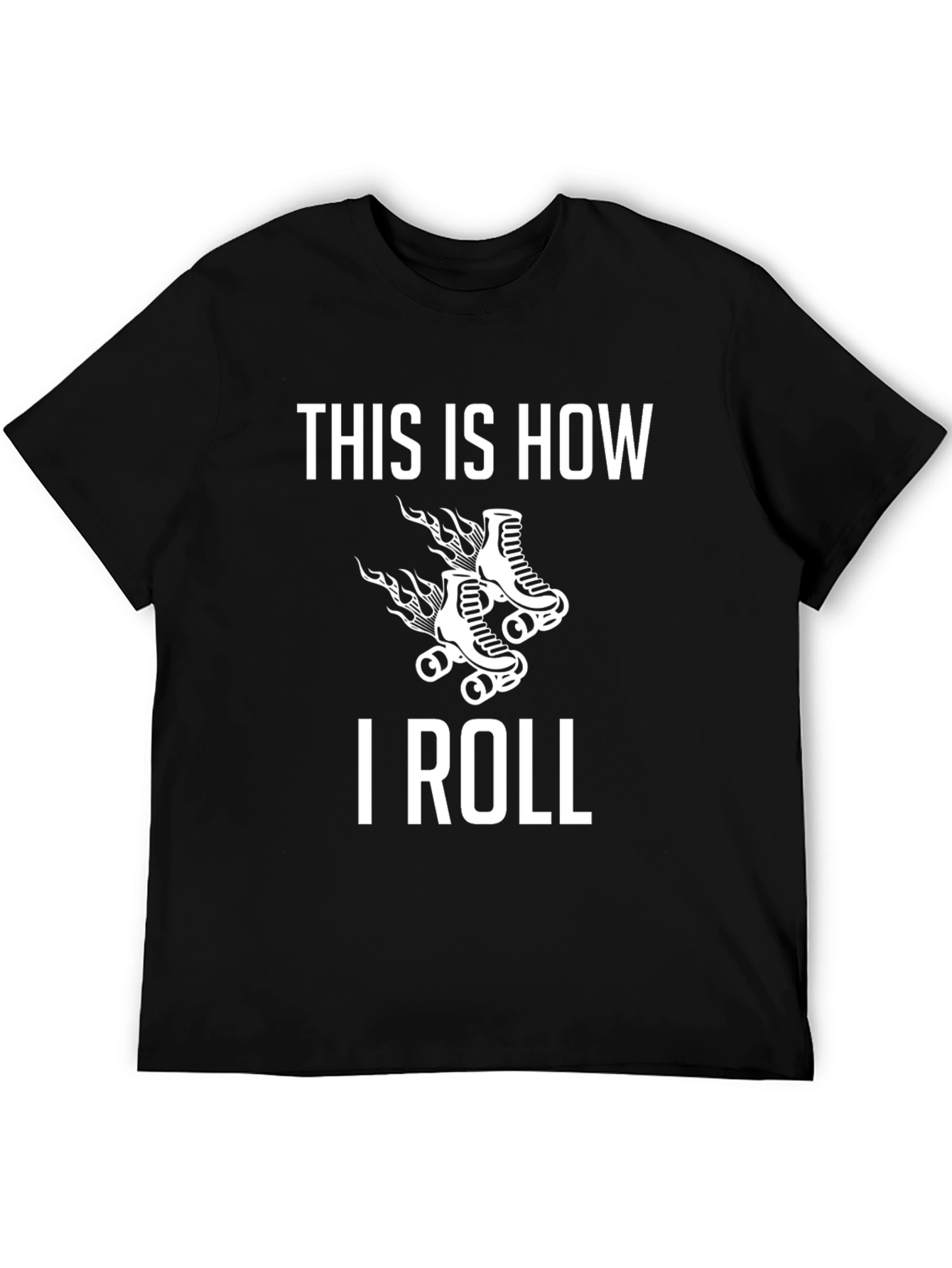 This Is How I Roll Roller Skate Graphic T-Shirt