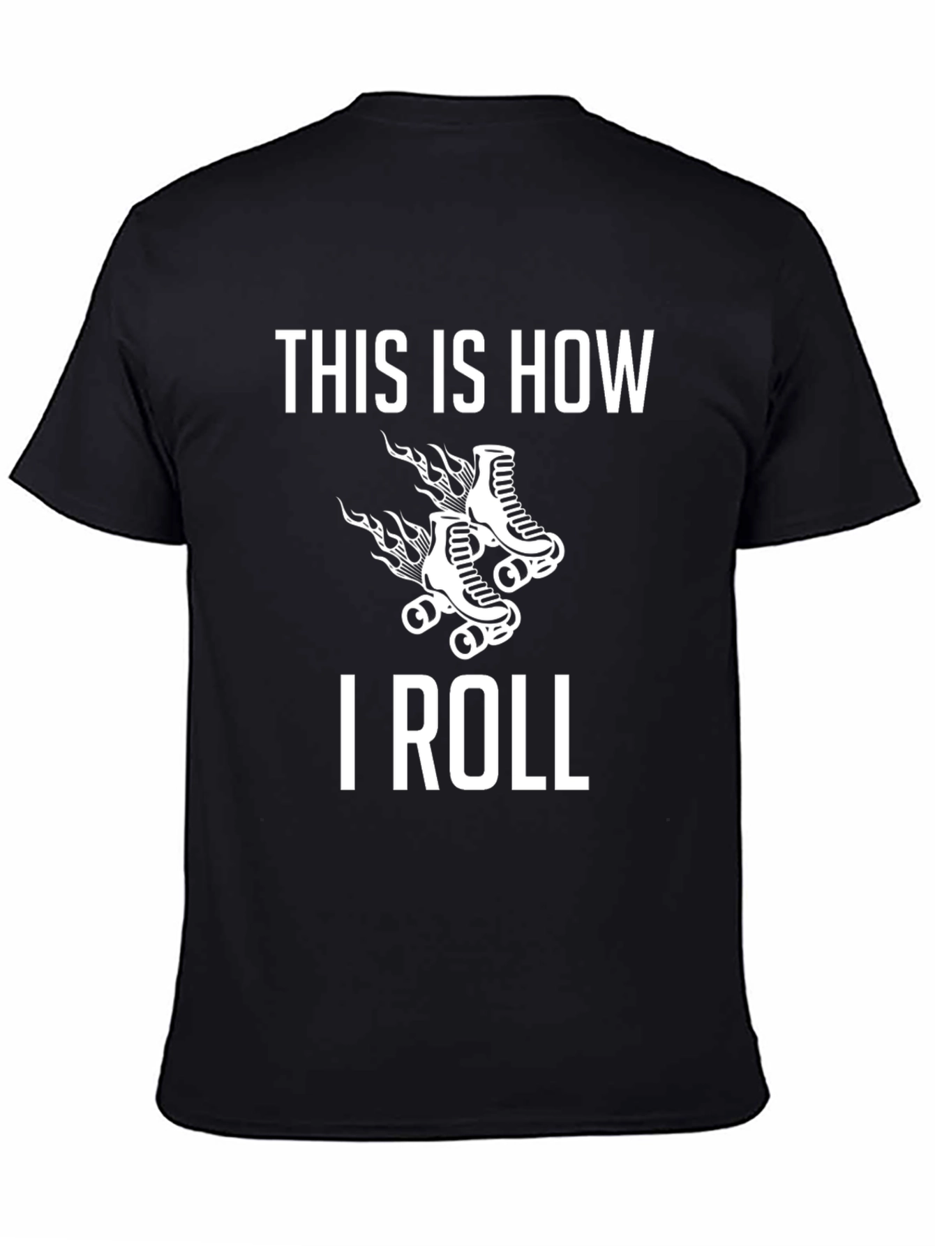 This Is How I Roll Roller Skate Graphic T-Shirt