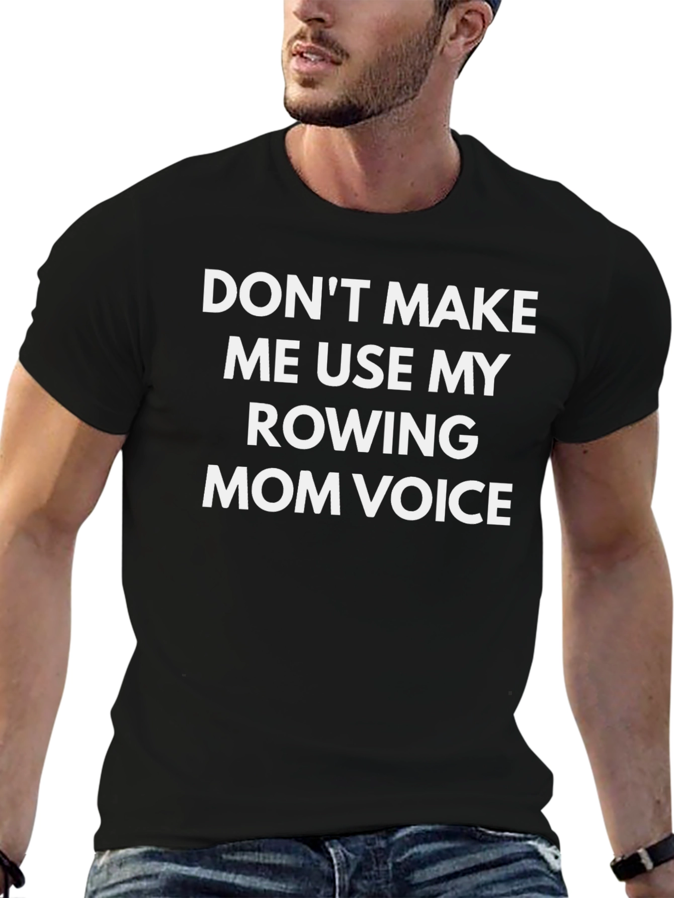 Rowing Mom Voice T-Shirt - Funny Graphic Tee