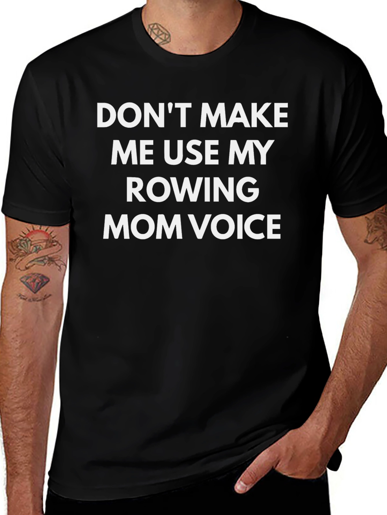 Rowing Mom Voice T-Shirt - Funny Graphic Tee