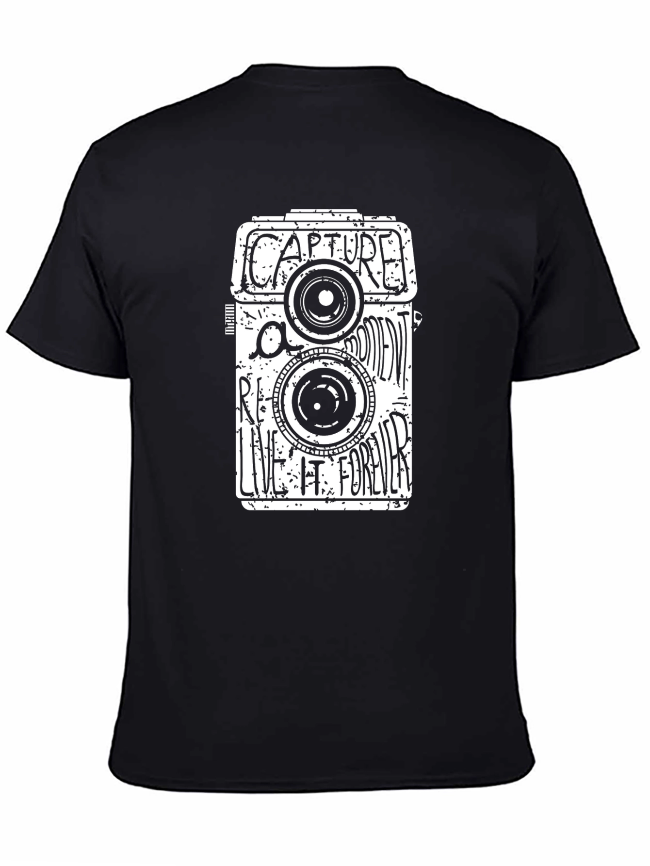 Retro Camera Graphic T-Shirt - Capture the Moment