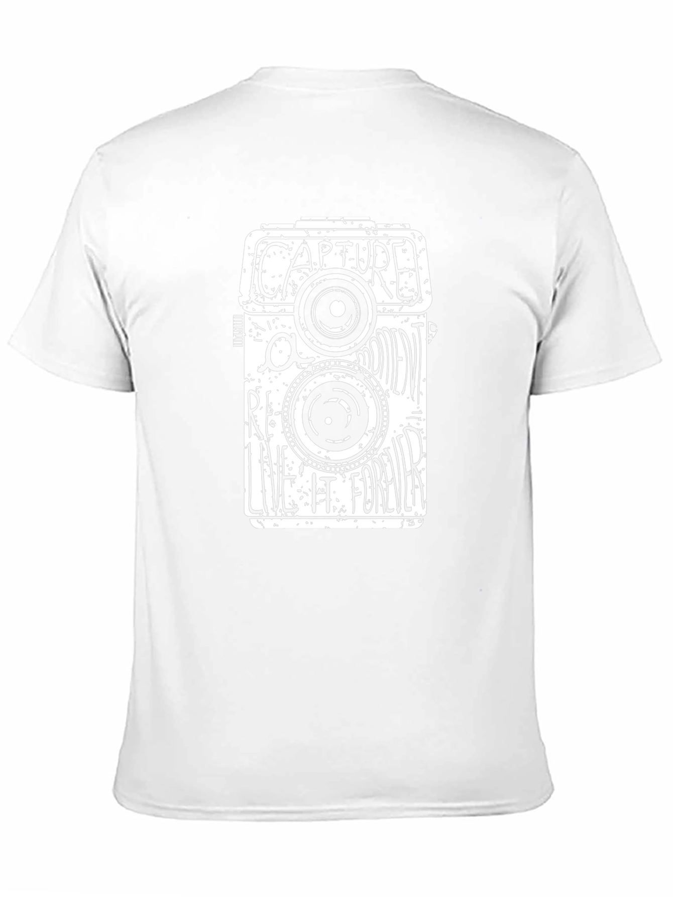 Retro Camera Graphic T-Shirt - Capture the Moment