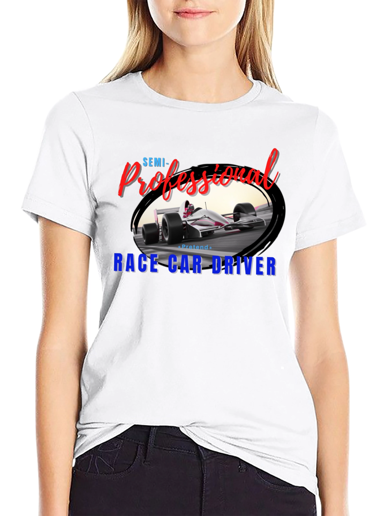 Semi-Professional Race Car Driver Graphic Tee