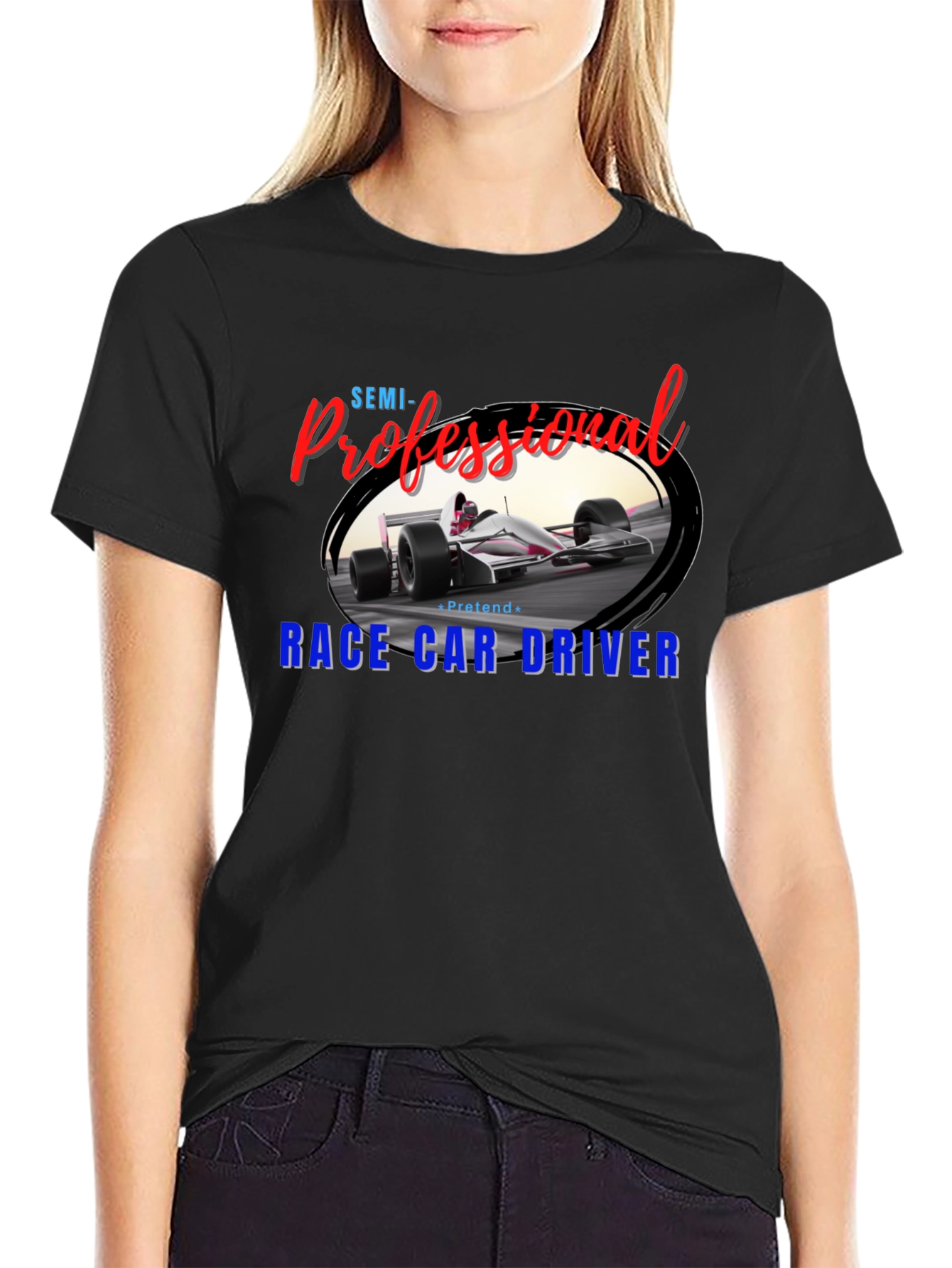 Semi-Professional Race Car Driver Graphic Tee