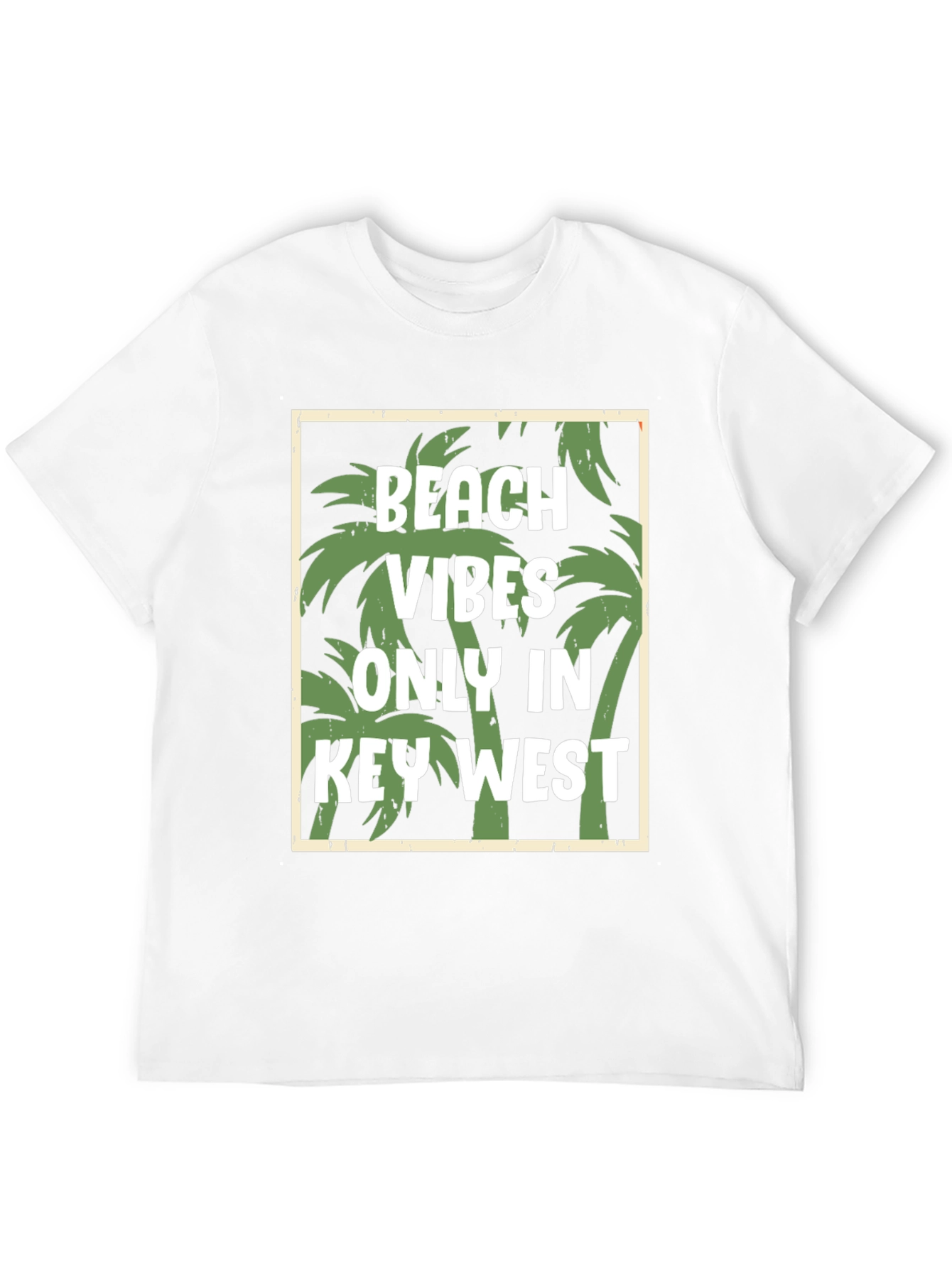 Beach Vibes Only In Key West Black T-Shirt