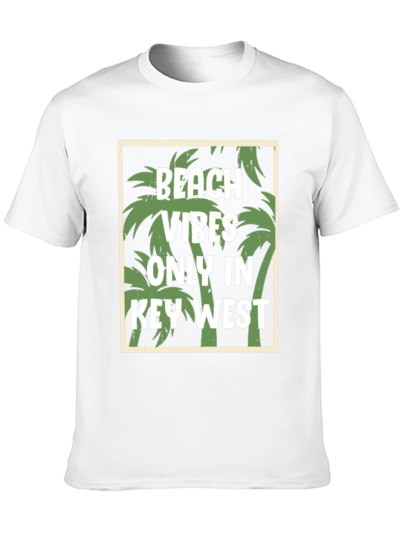 Beach Vibes Only In Key West Black T-Shirt