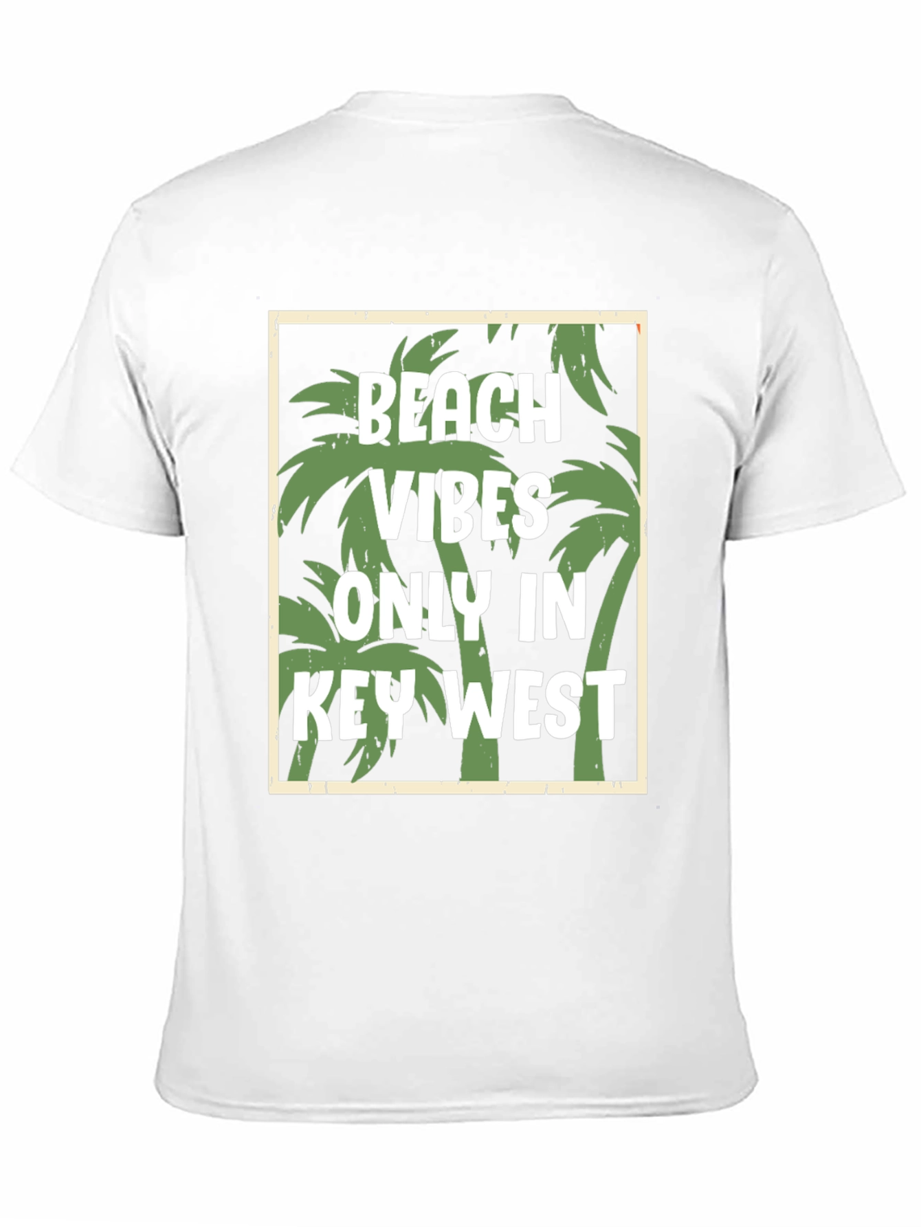 Beach Vibes Only In Key West Black T-Shirt