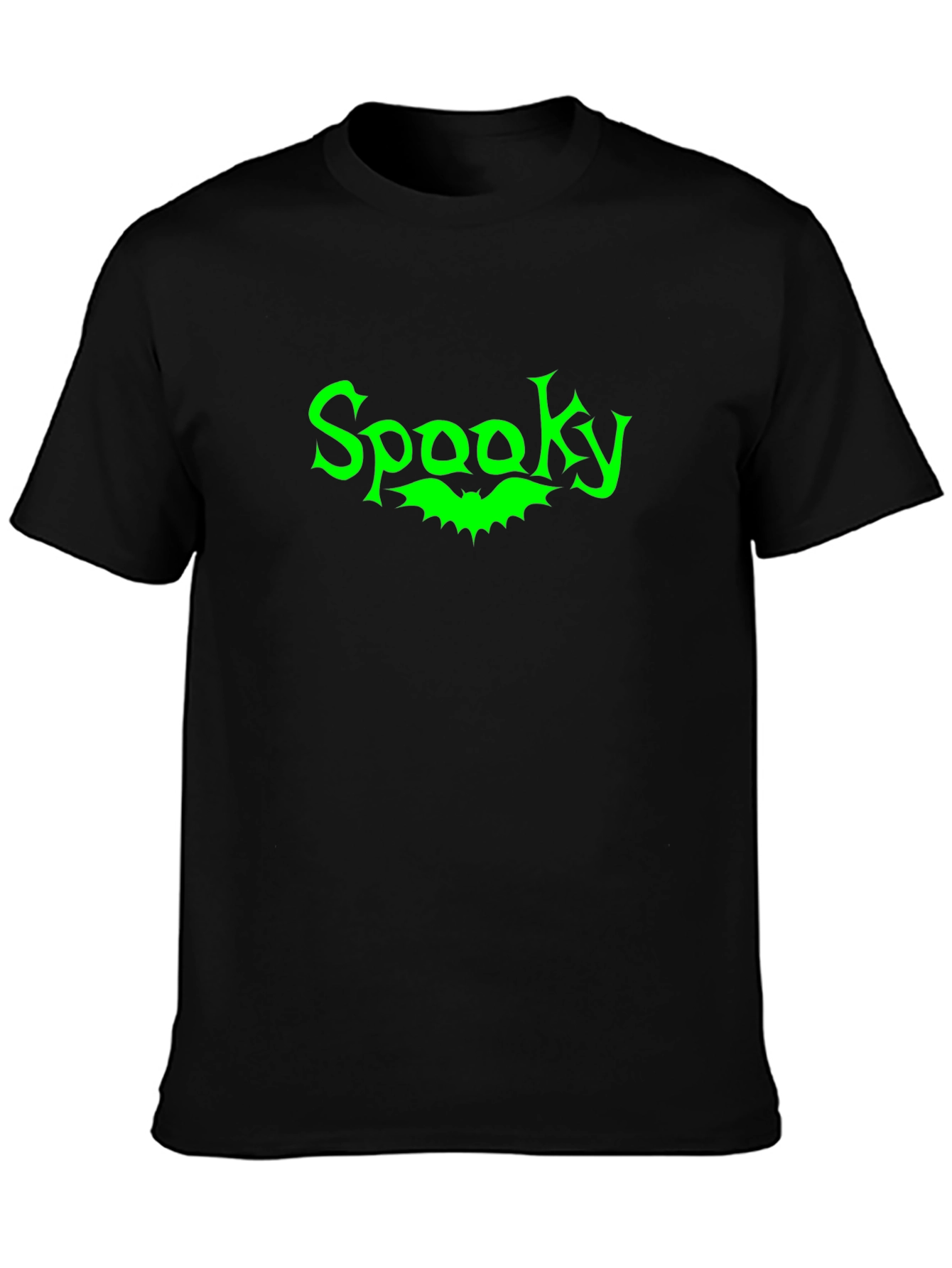 Spooky Bat Graphic Tee - Halloween Apparel