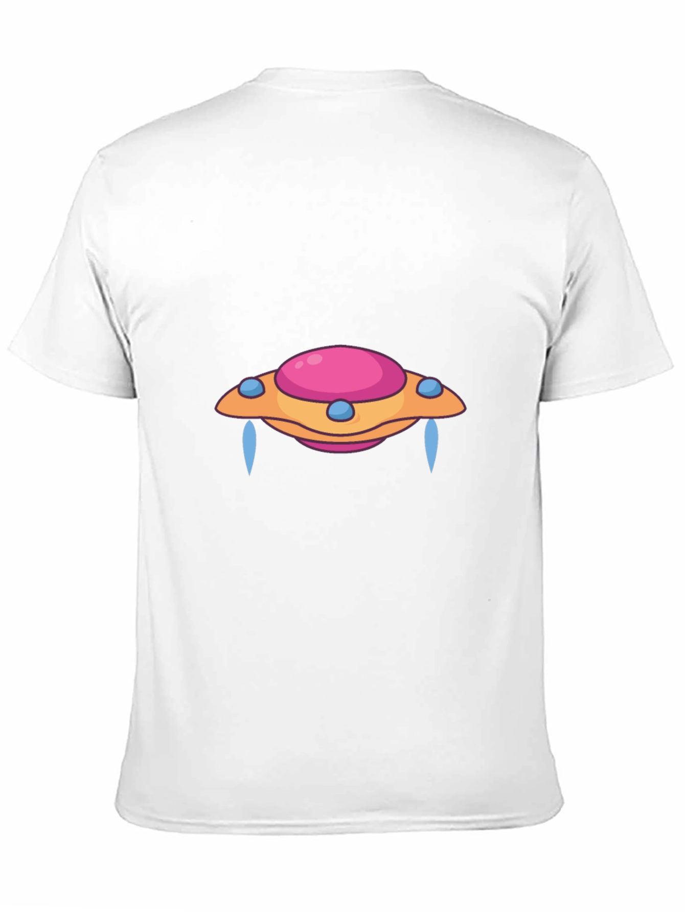 UFO Graphic Tee - Black Cotton Blend
