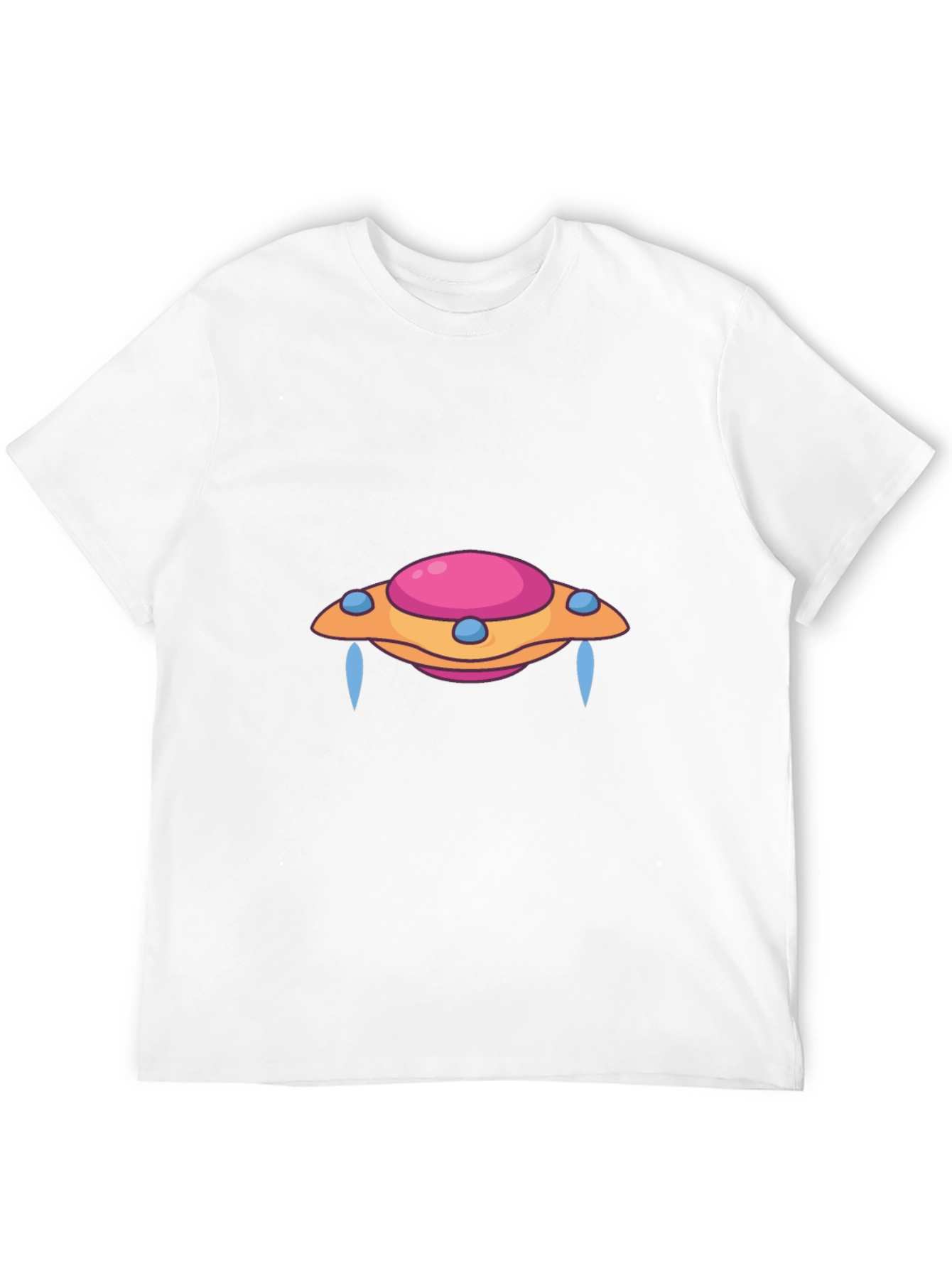 UFO Graphic Tee - Black Cotton Blend