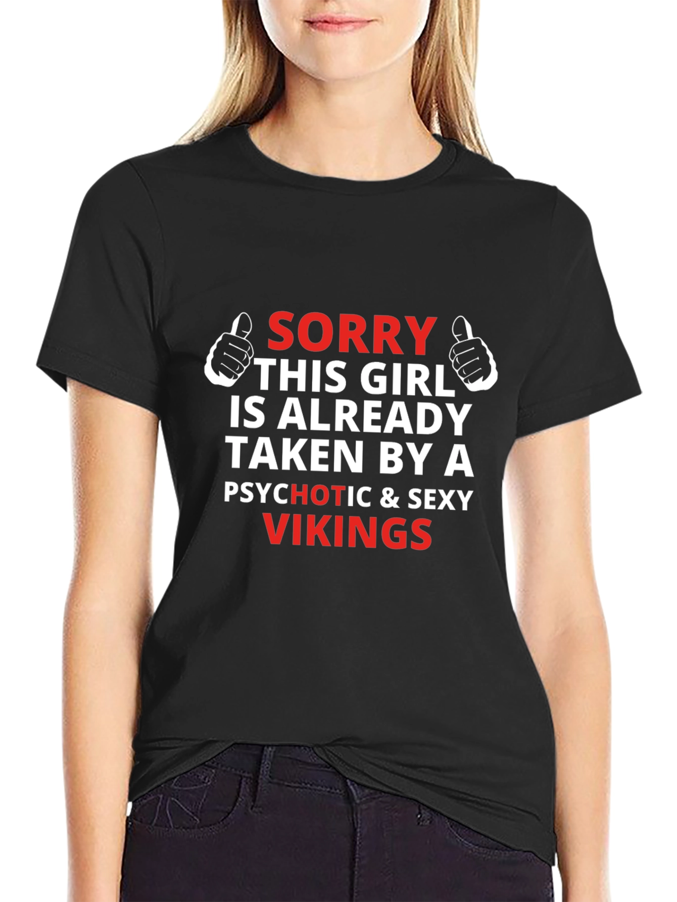 Sorry Taken by Vikings Graphic Tee