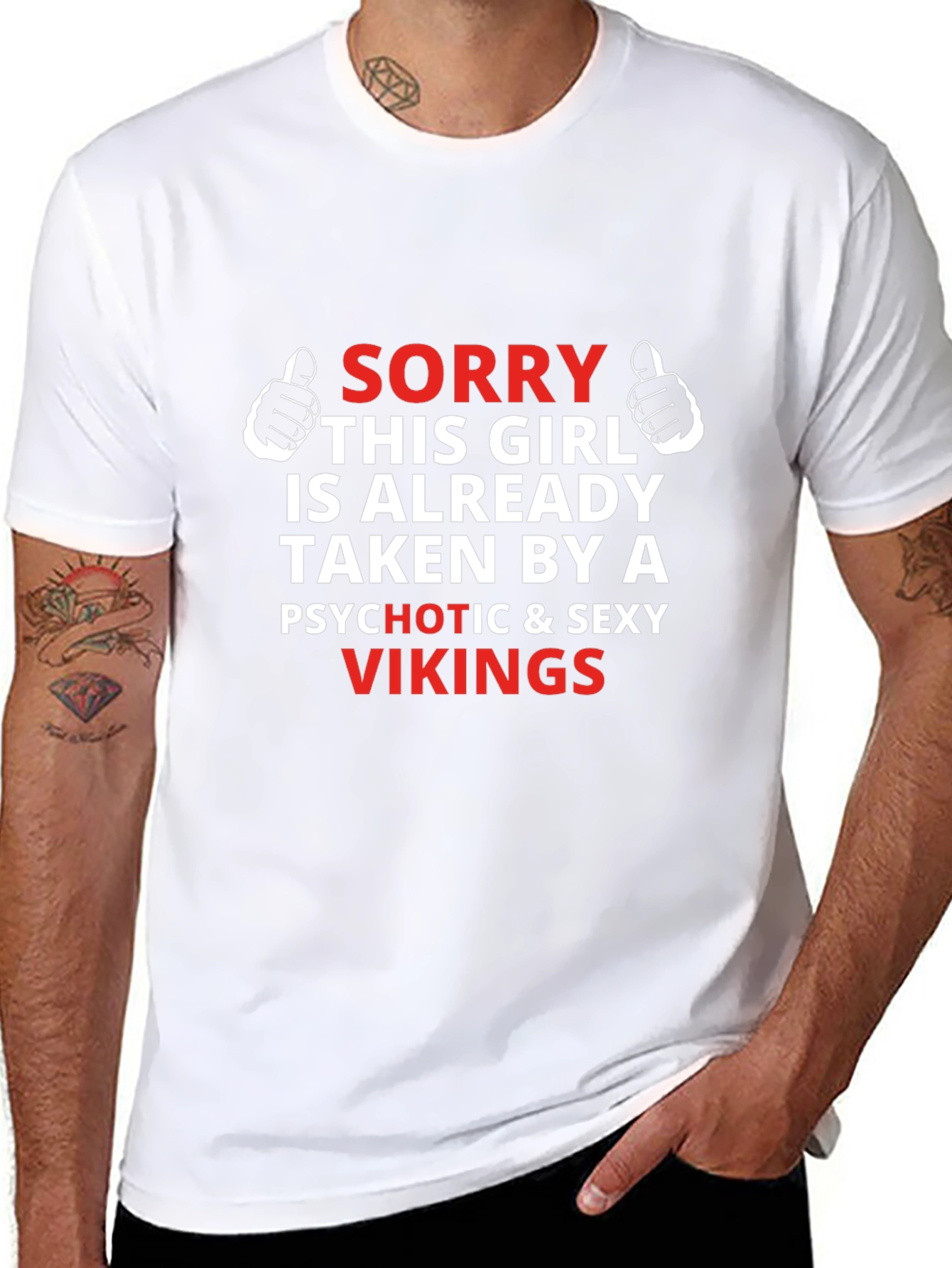 Sorry Taken by Vikings Graphic Tee