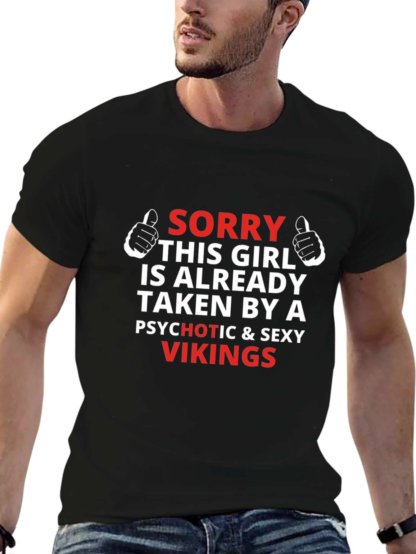 Sorry Taken by Vikings Graphic Tee