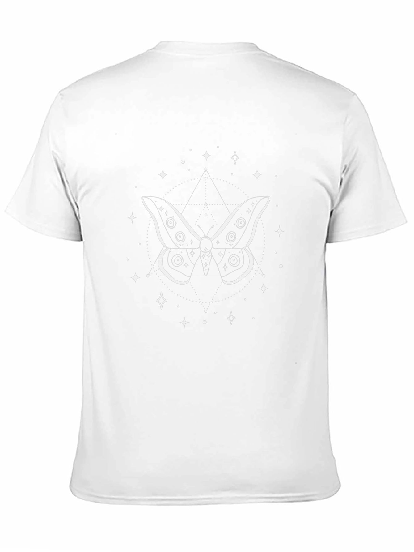 Black Moth Graphic Tee - Celestial Style