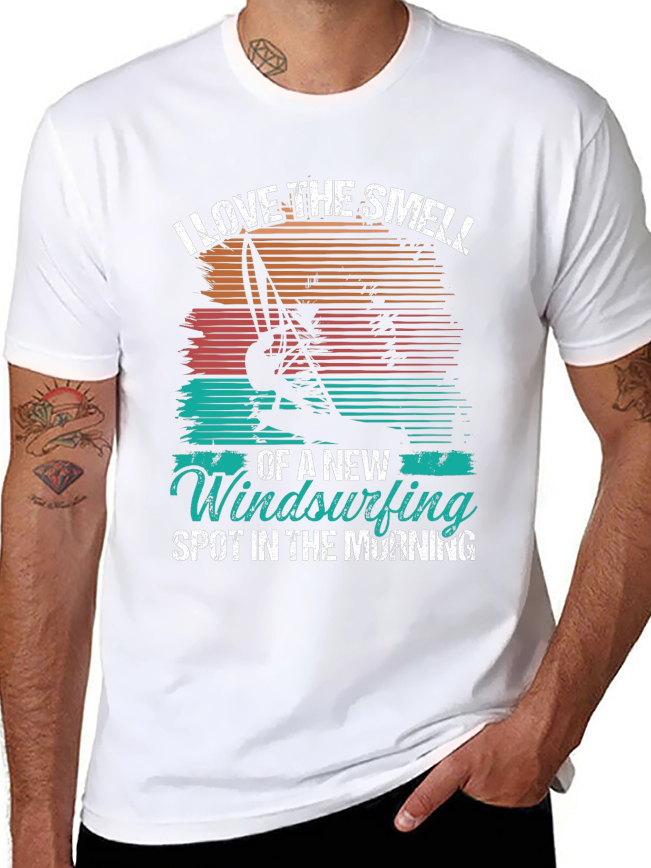 Windsurfing Graphic T-Shirt