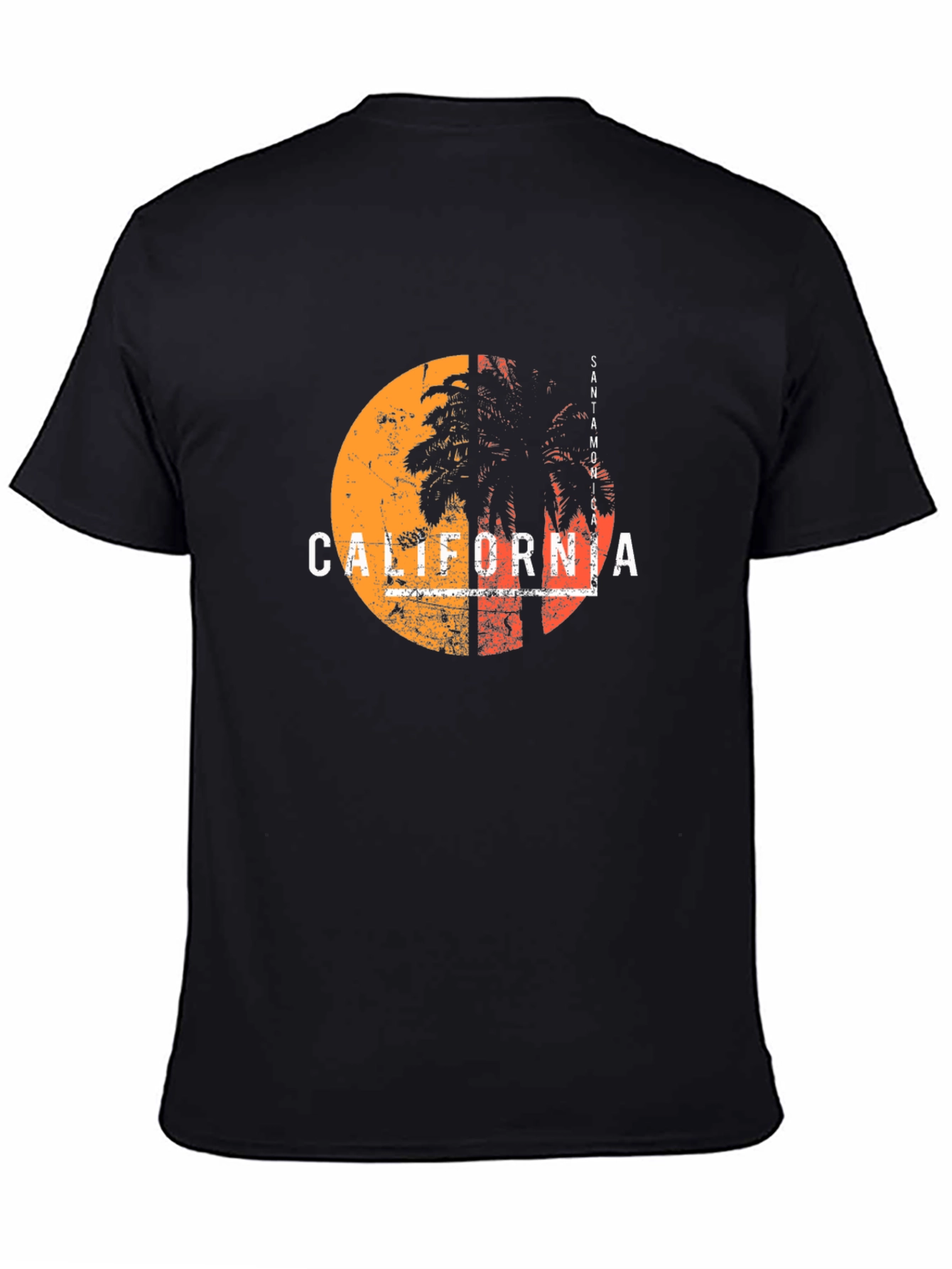 California Palm Graphic T-Shirt - Retro Style