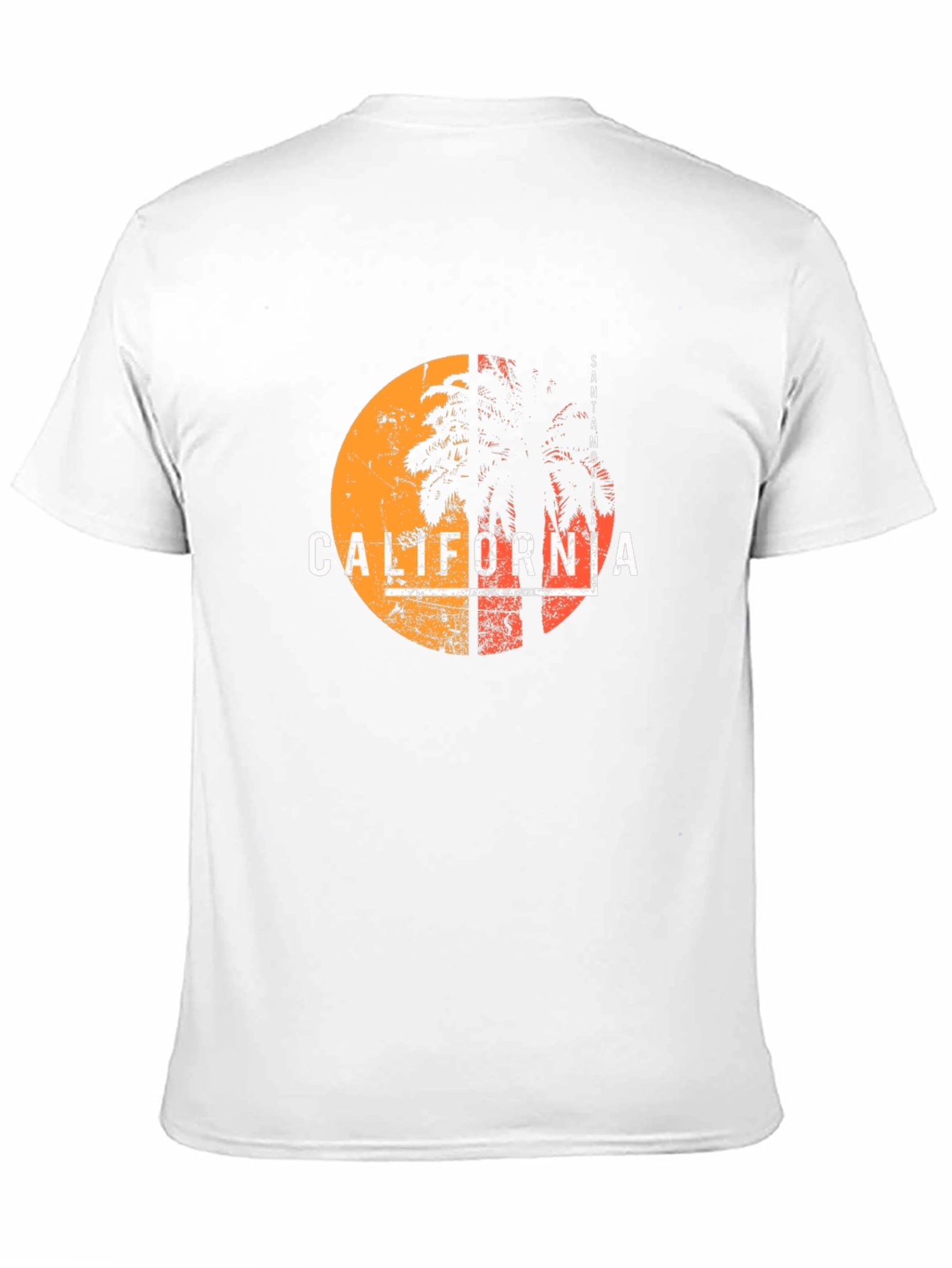 California Palm Graphic T-Shirt - Retro Style