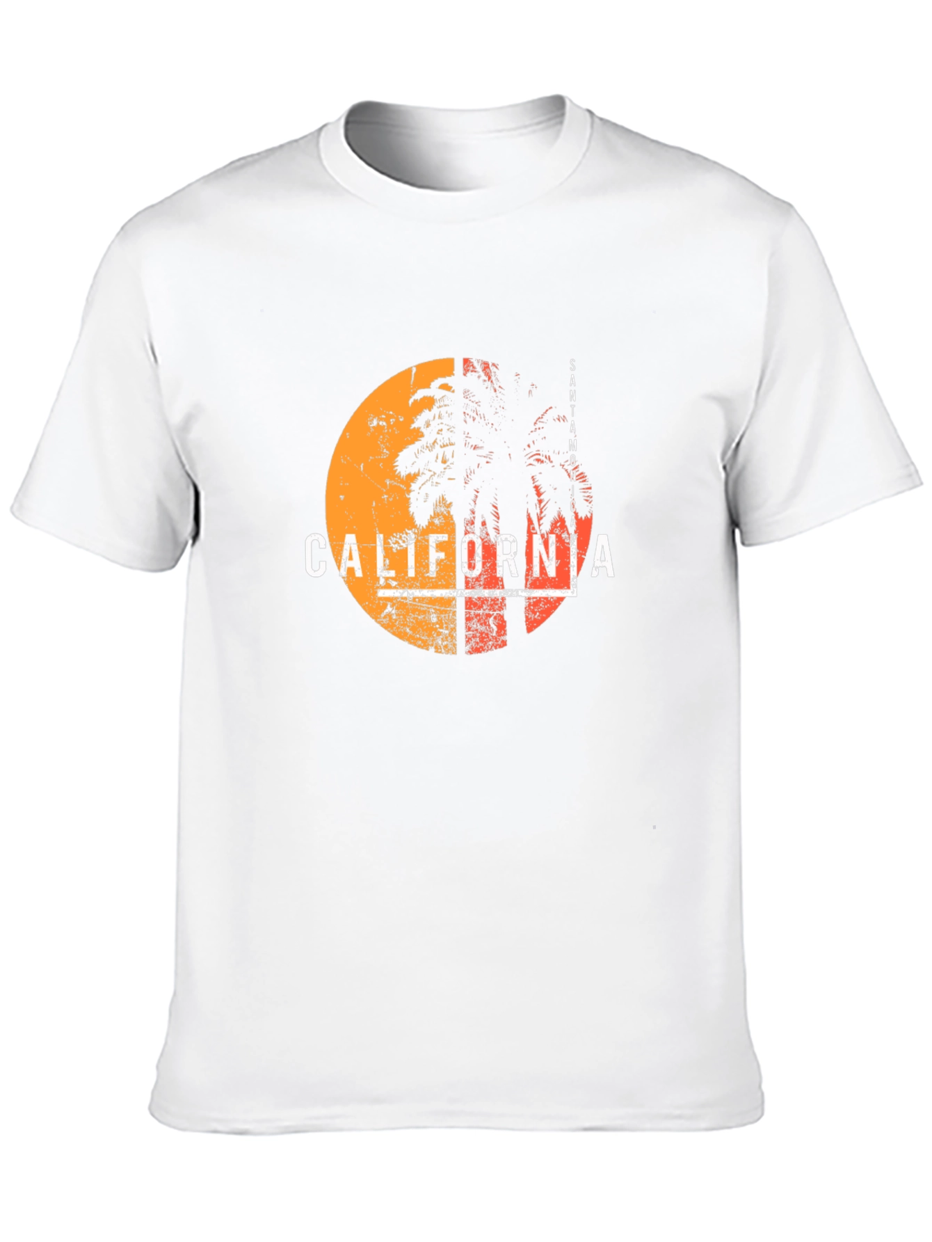 California Palm Graphic T-Shirt - Retro Style