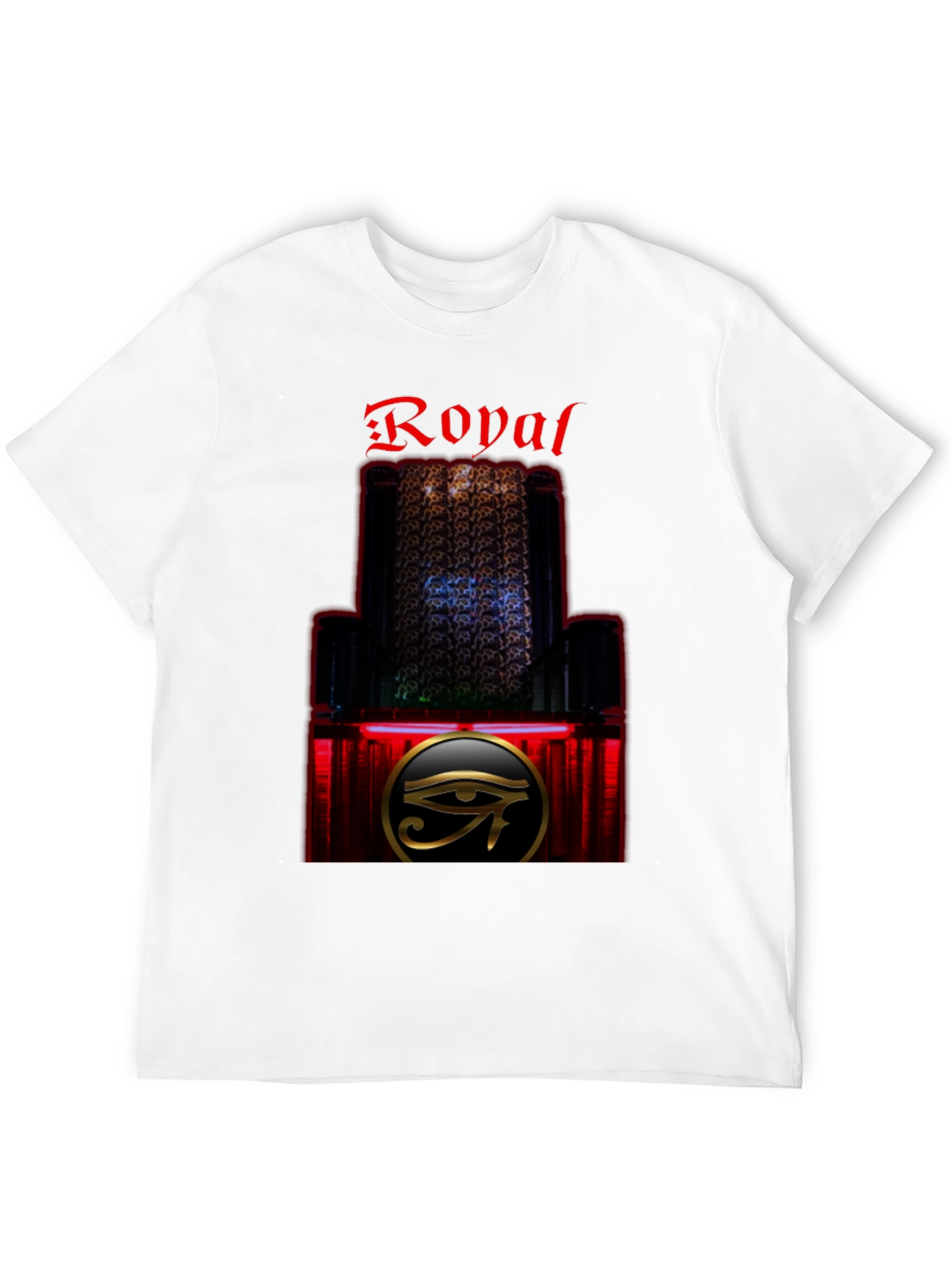 Royal Eye Graphic T-Shirt - Stylish Black Tee