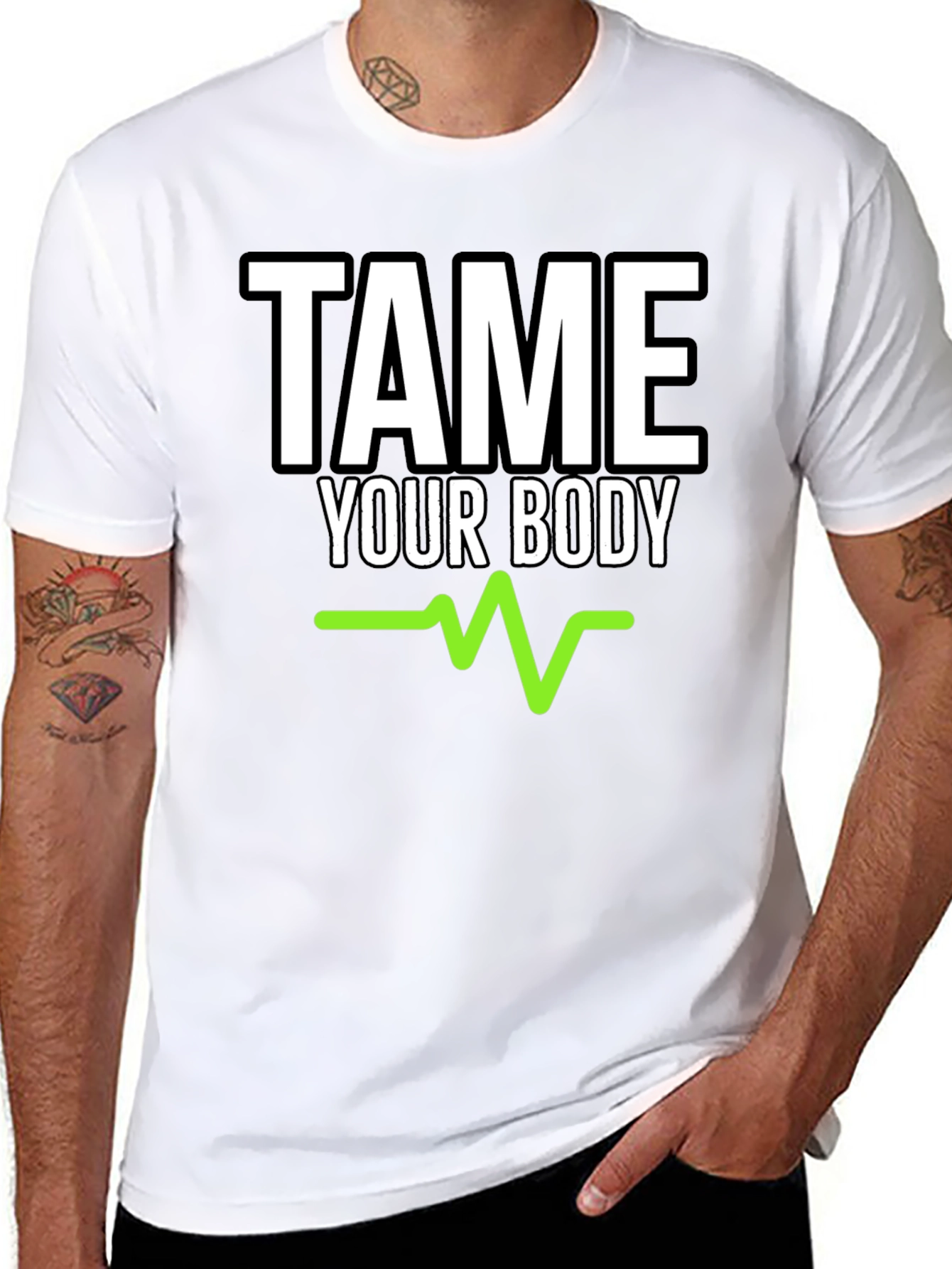 Tame Your Body Graphic Tee - Fitness Motivation Shirt