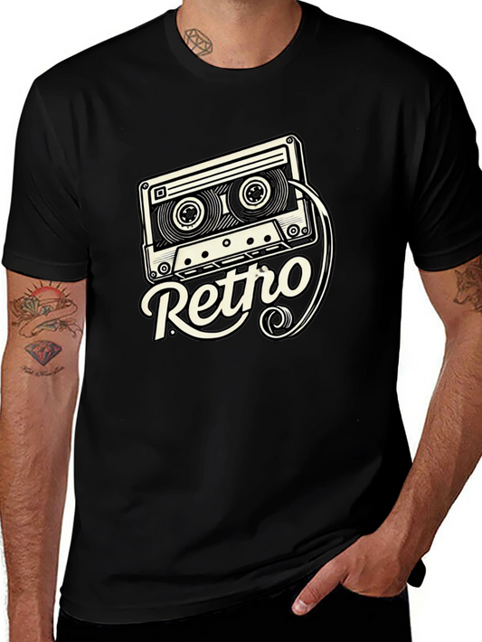 Retro Cassette Tape T-Shirt - Vintage Style