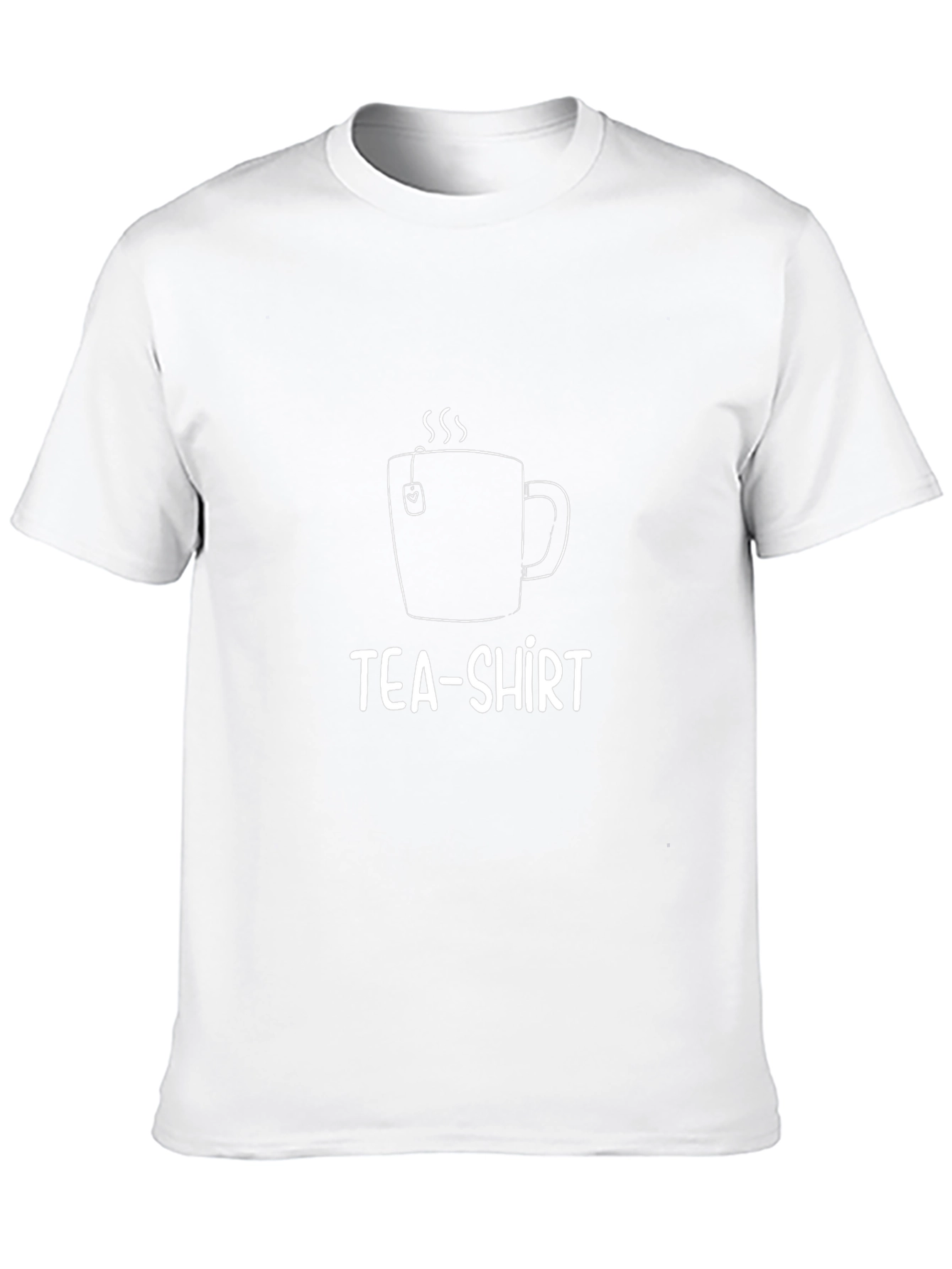 TEA-Shirt Graphic Tee - Novelty Black T-Shirt