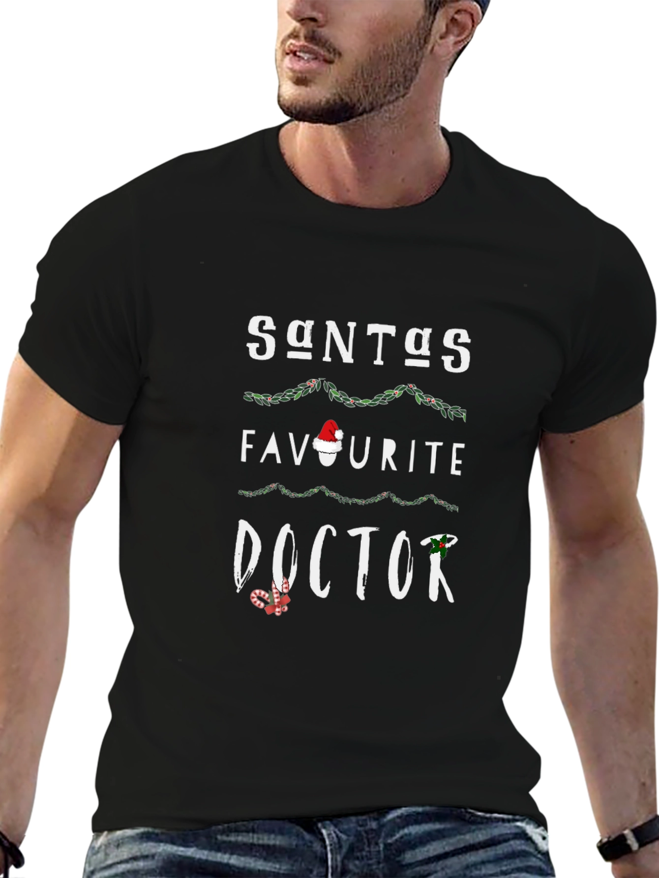 Santas Favorite Doctor Holiday T-Shirt
