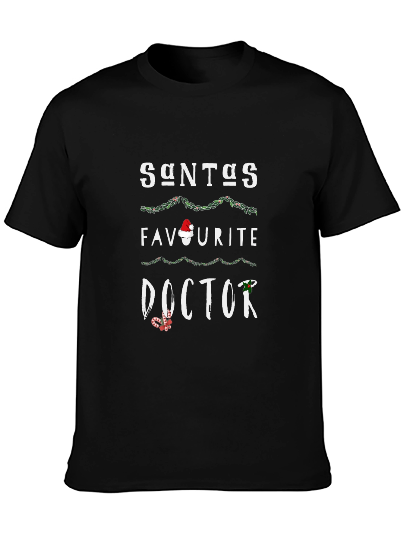 Santas Favorite Doctor Holiday T-Shirt