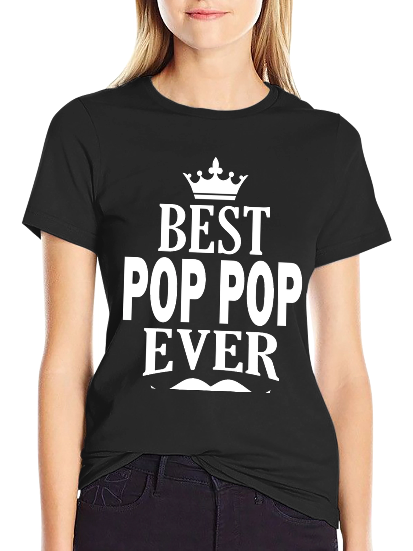 Best Pop Pop Ever Black T-Shirt