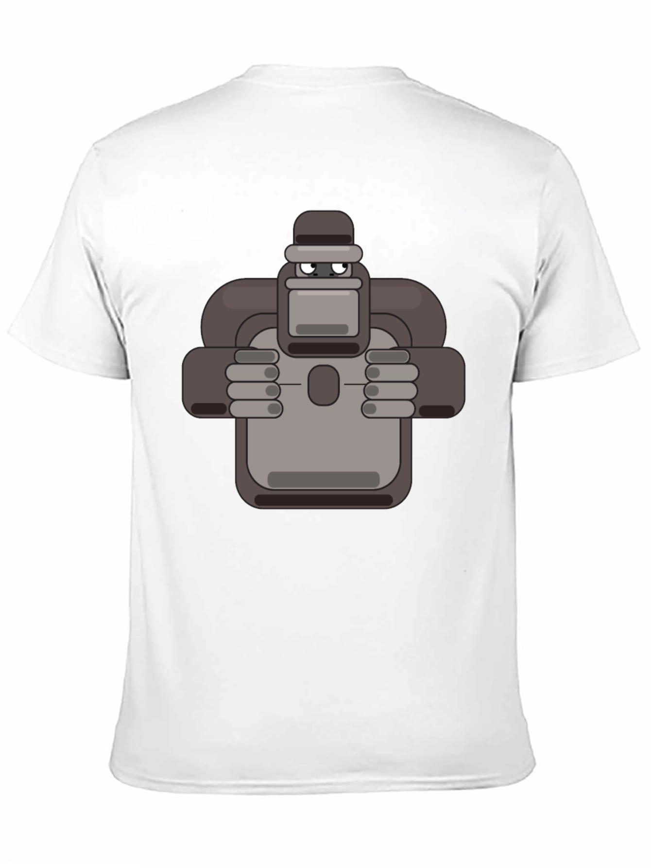 Cartoon Gorilla Graphic T-Shirt