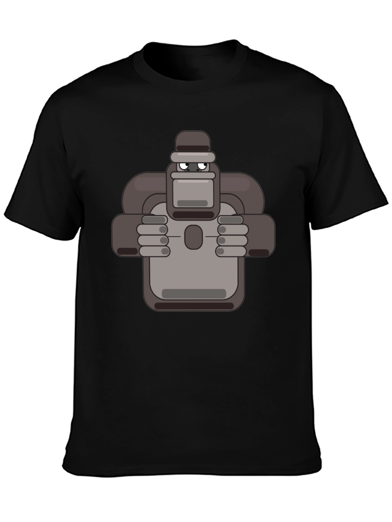 Cartoon Gorilla Graphic T-Shirt