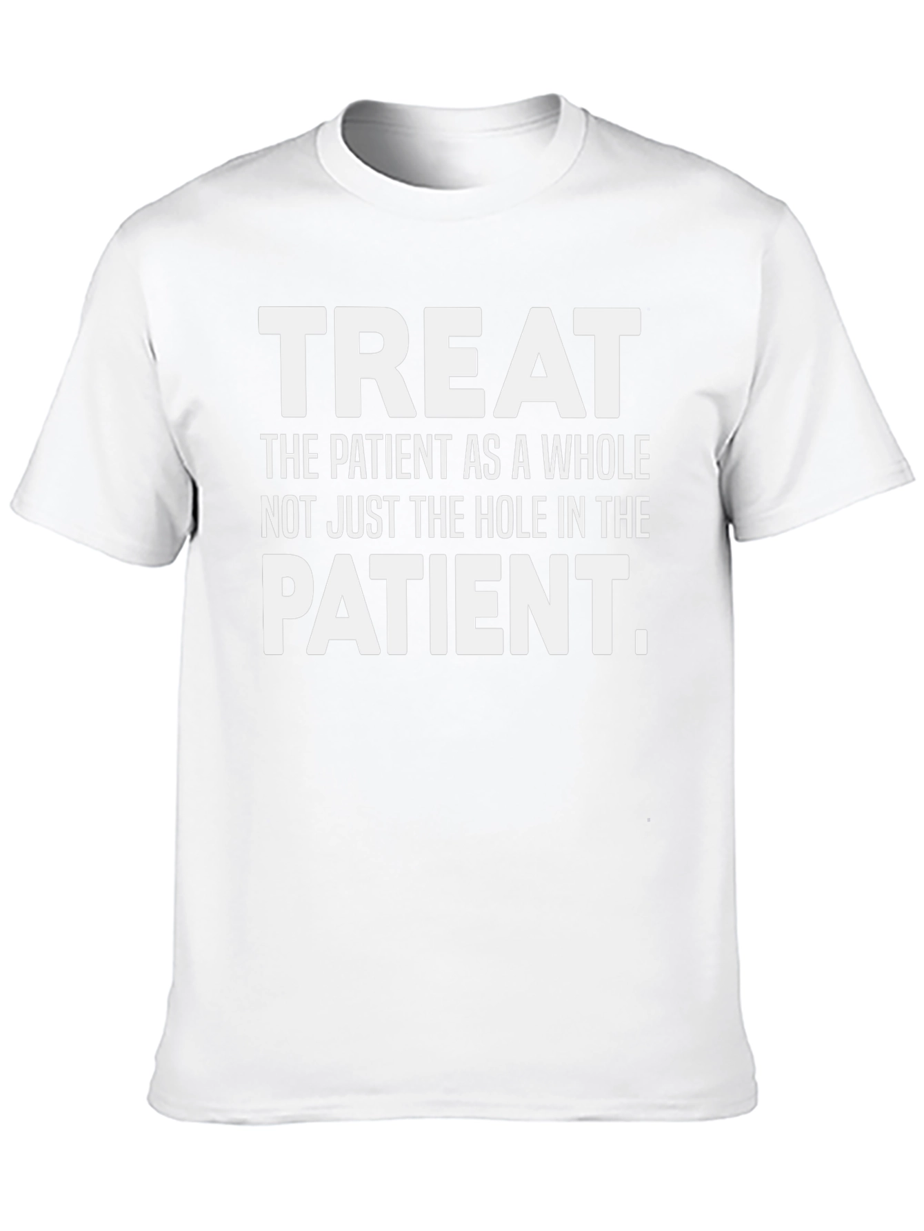 Treat The Patient Black T-Shirt