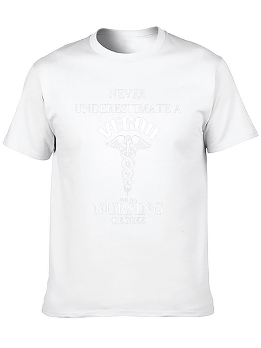 Vegan Nursing Degree T-Shirt - Black