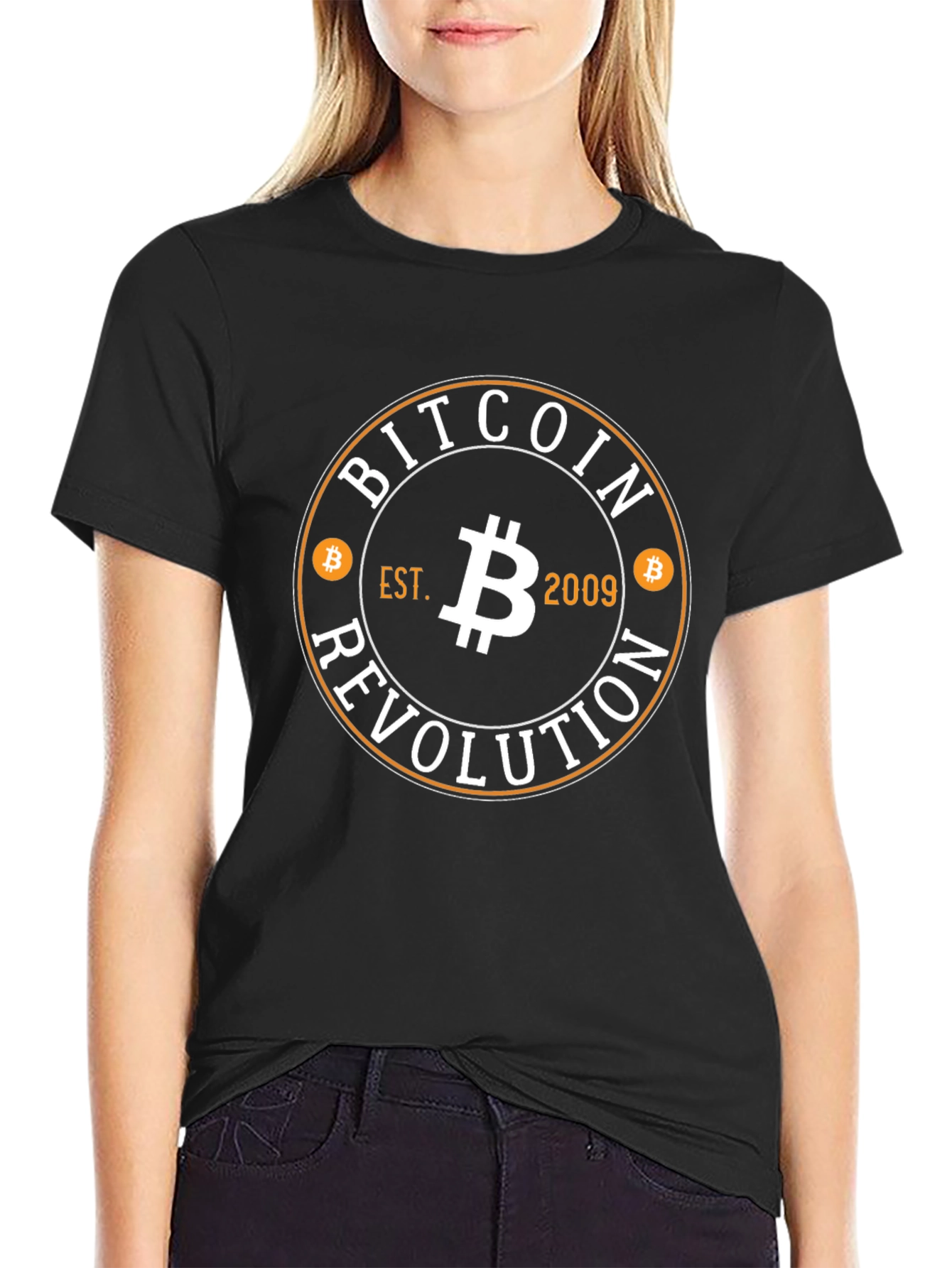 Bitcoin Revolution Est. 2009 Graphic T-Shirt