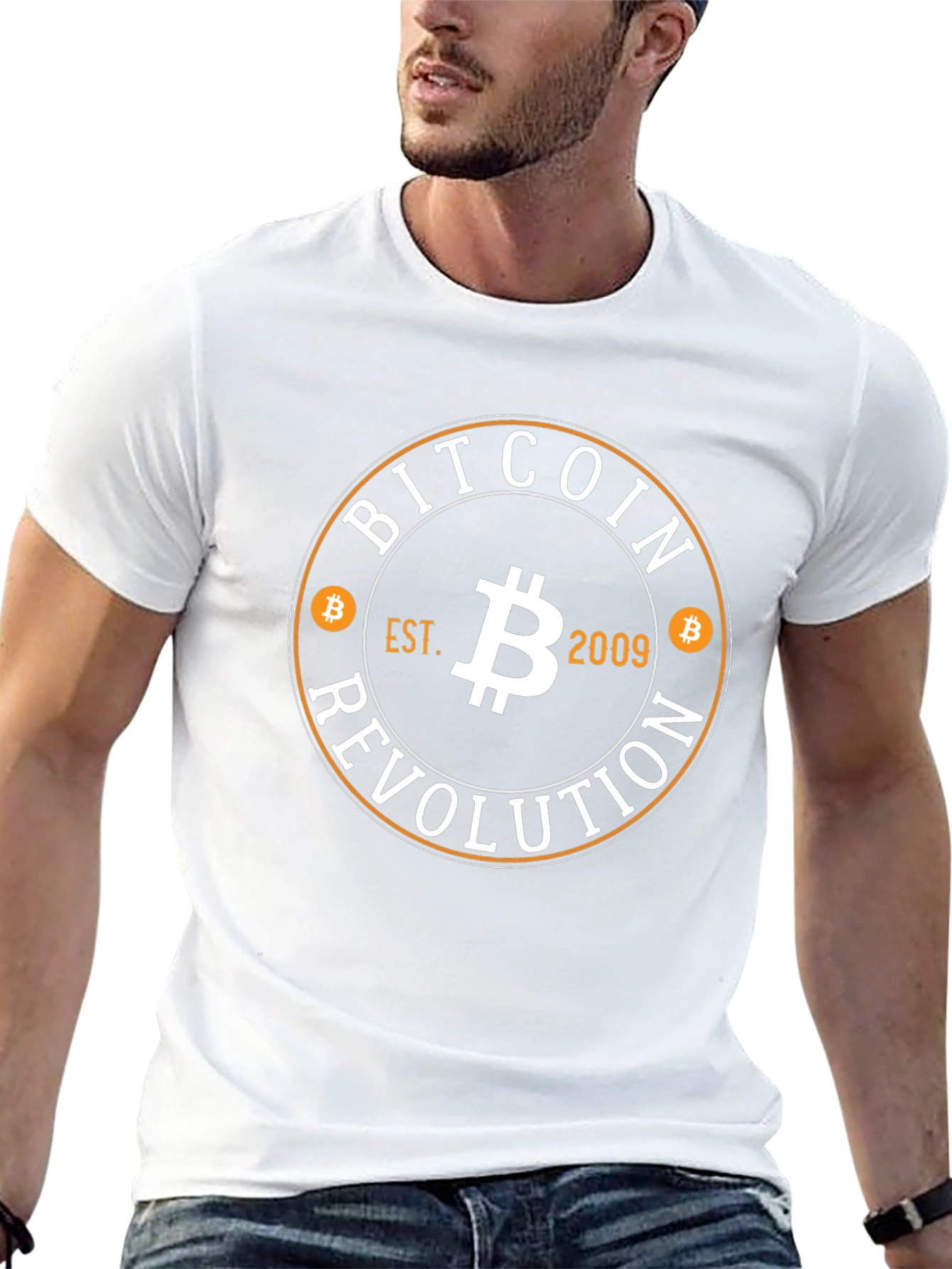 Bitcoin Revolution Est. 2009 Graphic T-Shirt