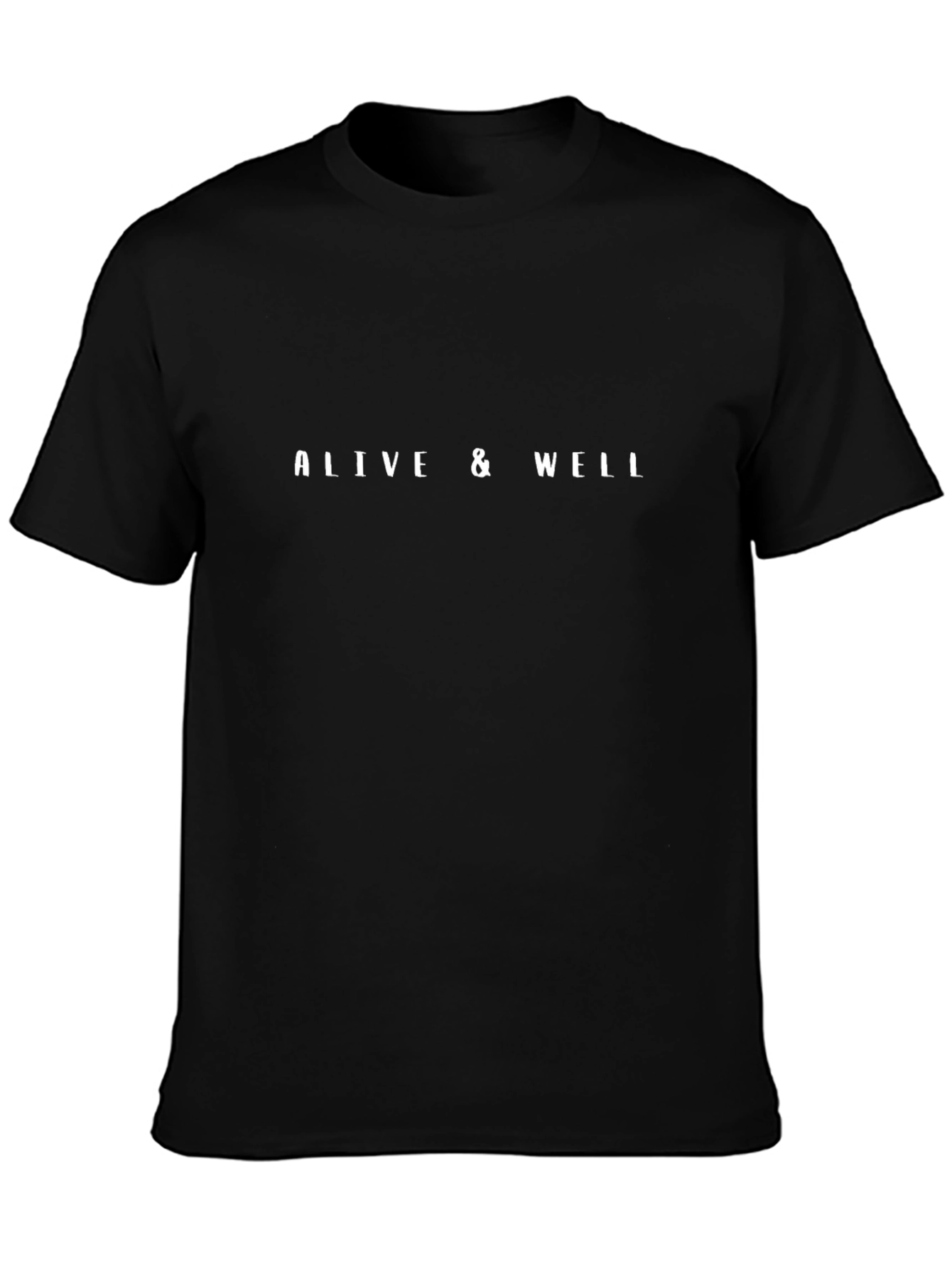 Alive & Well Black Graphic Tee