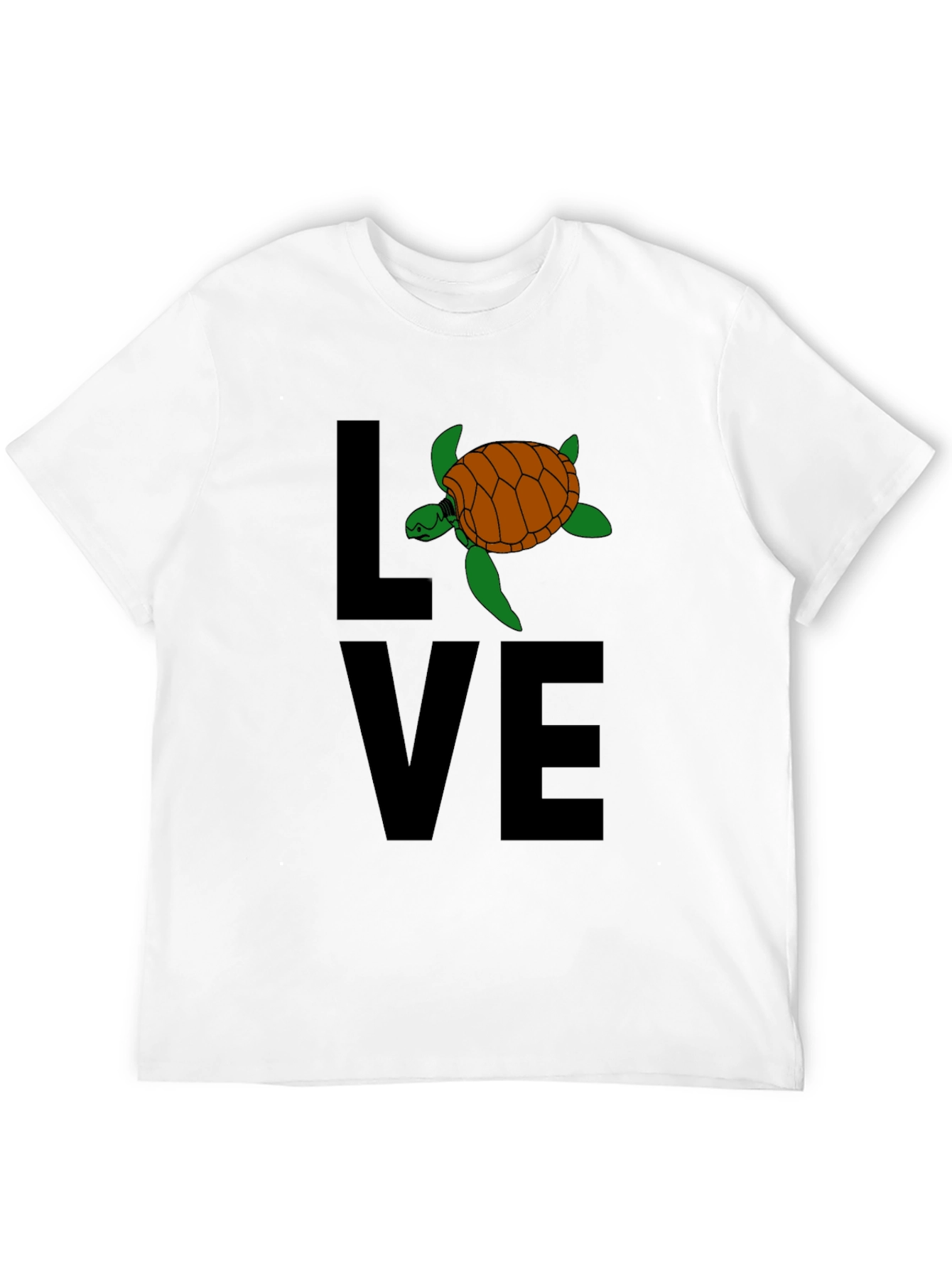 Turtle Love Graphic Tee - Black