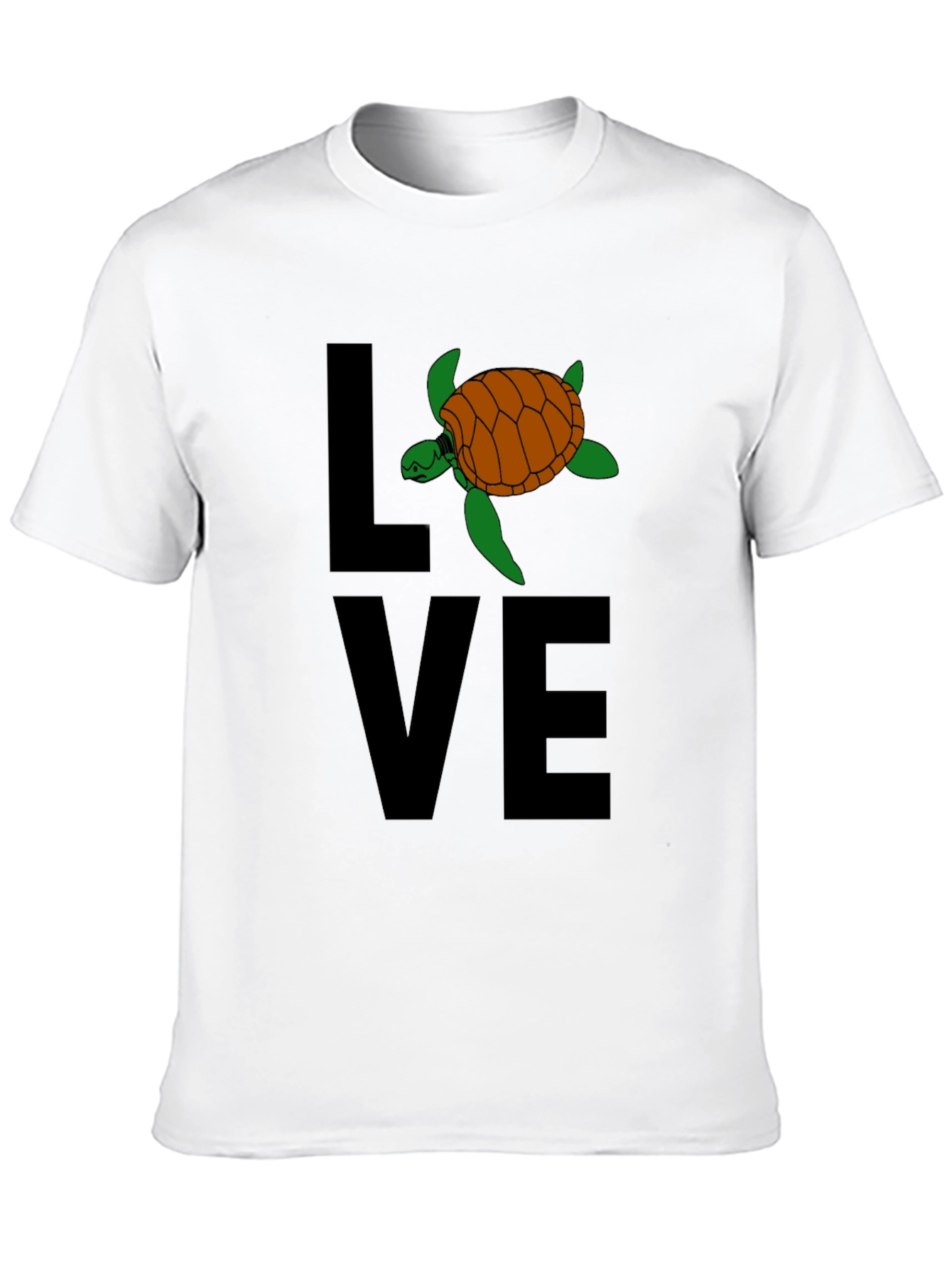 Turtle Love Graphic Tee - Black