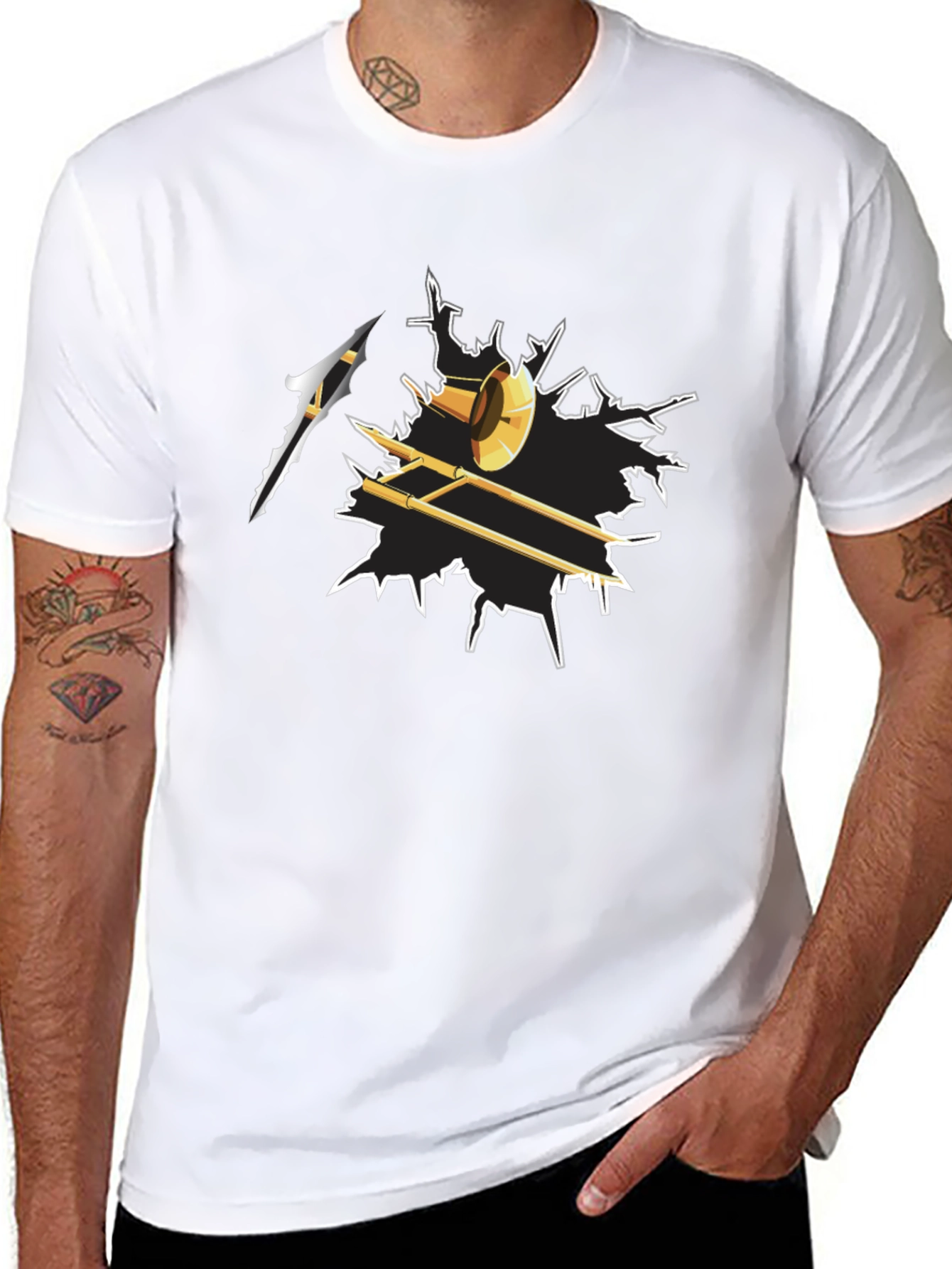 Trombone T-Shirt - Musician Gift