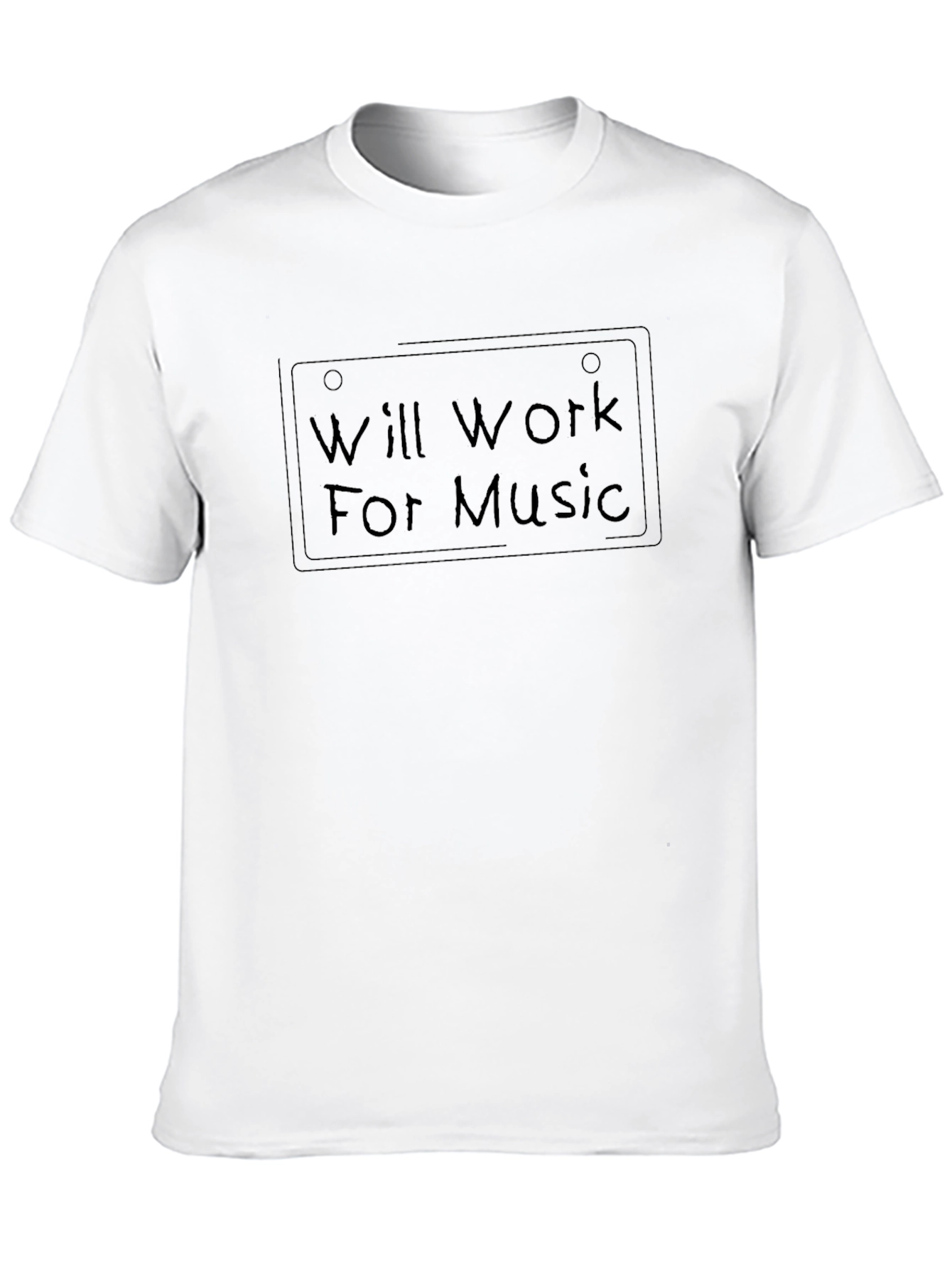 Will Work For Music T-Shirt
